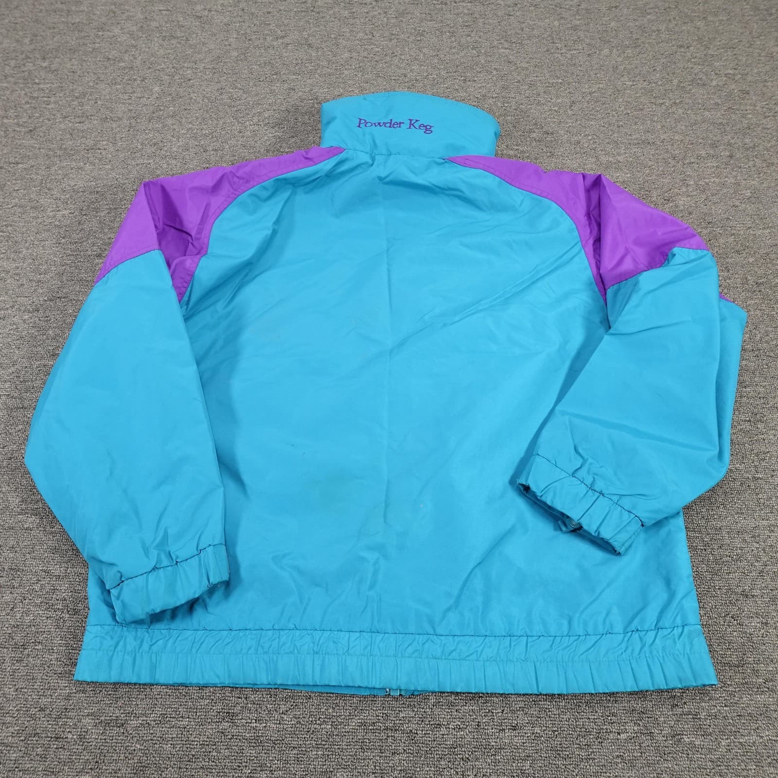 Vintage Columbia Jacket Womens Large Blue Purple Powder Keg Ski Parka 90s - Thumbnail 12