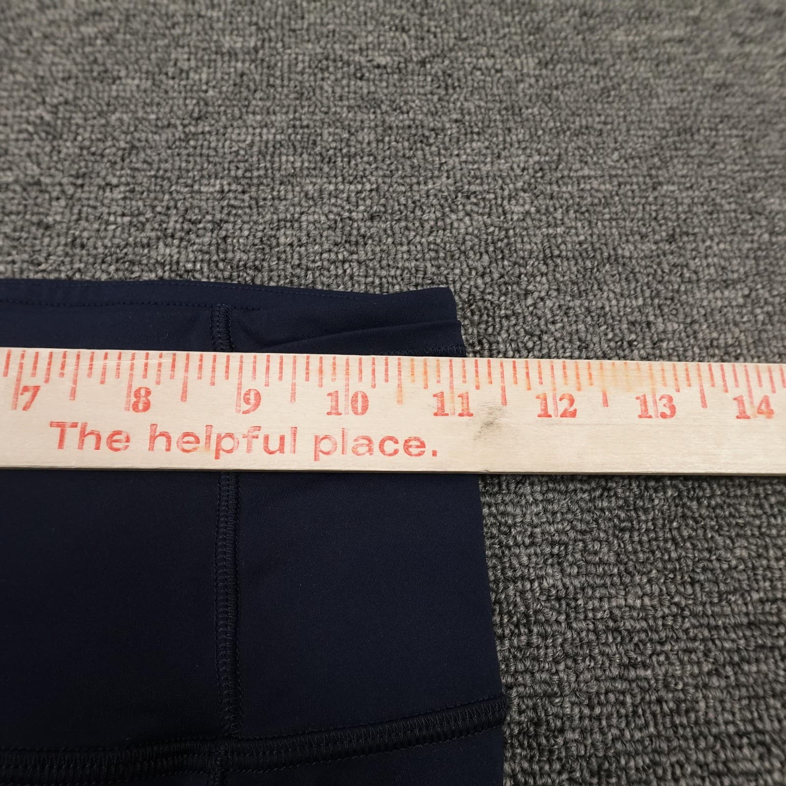 Lululemon Leggings Size 2 Navy Fast & Free High Rise Crop Nulux Yoga Gym LW6BCUS - Thumbnail 7
