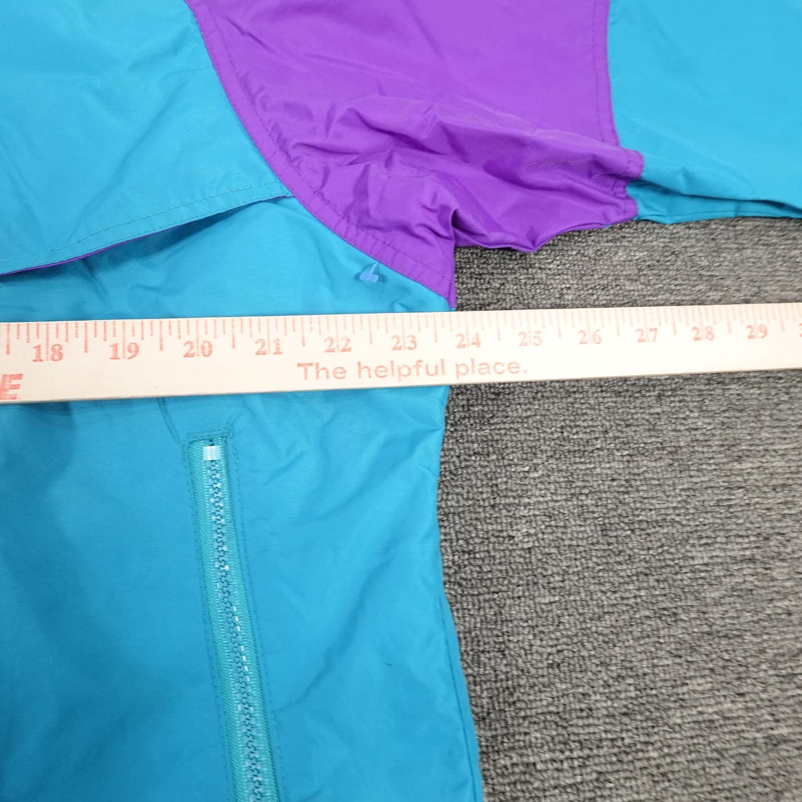 Vintage Columbia Jacket Womens Large Blue Purple Powder Keg Ski Parka 90s - Thumbnail 5