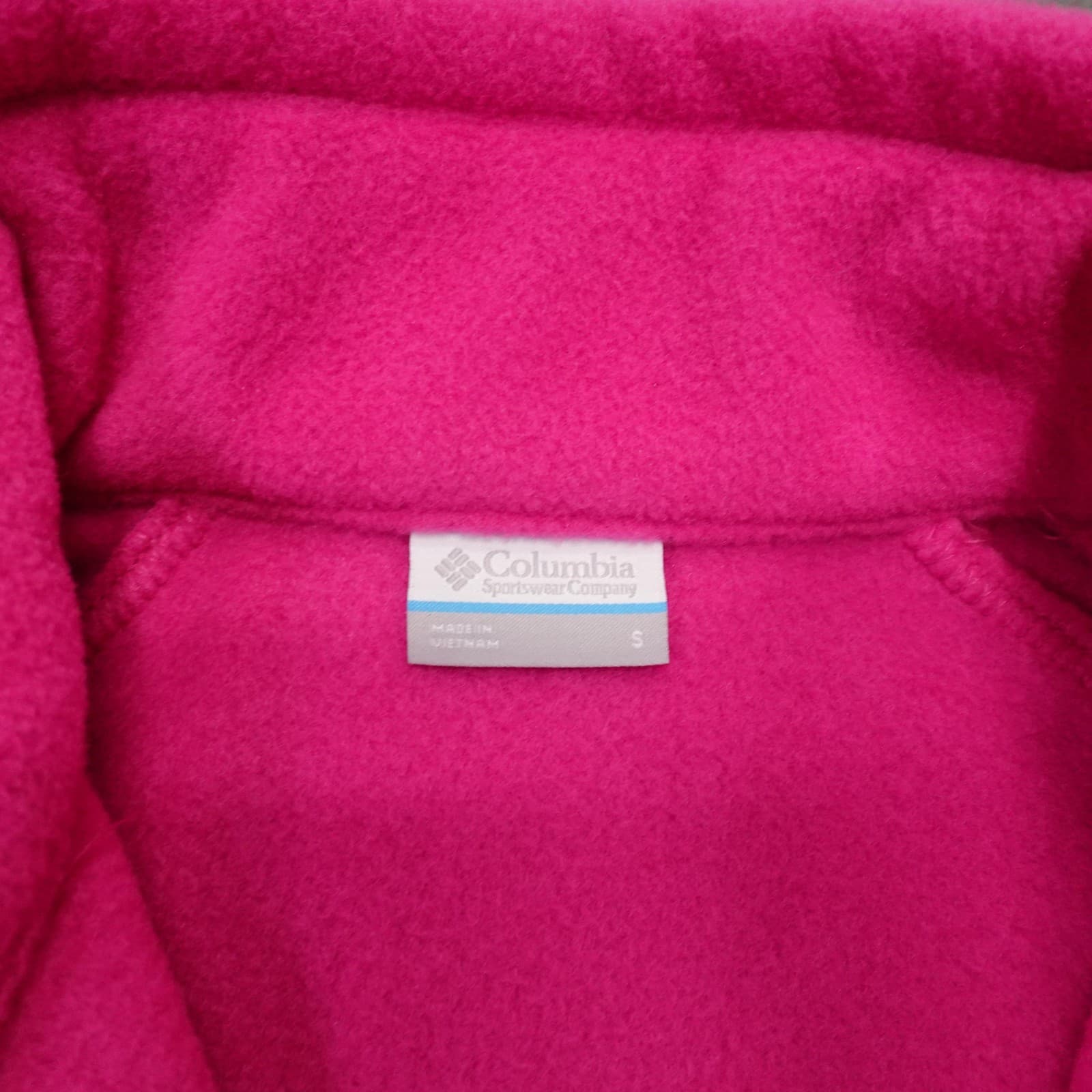 Columbia Benton Springs Jacket Womens Small Pink Fleece Full Zip Pockets Warm - Thumbnail 5