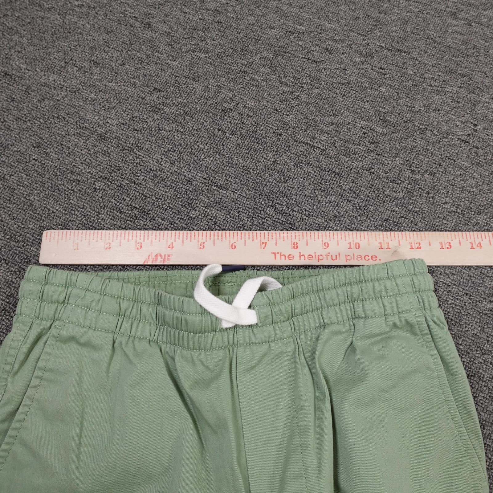 Vineyard Vines Pants Kids 12 Green Chino Elastic Waist Drawstring Twill Casual - Thumbnail 5