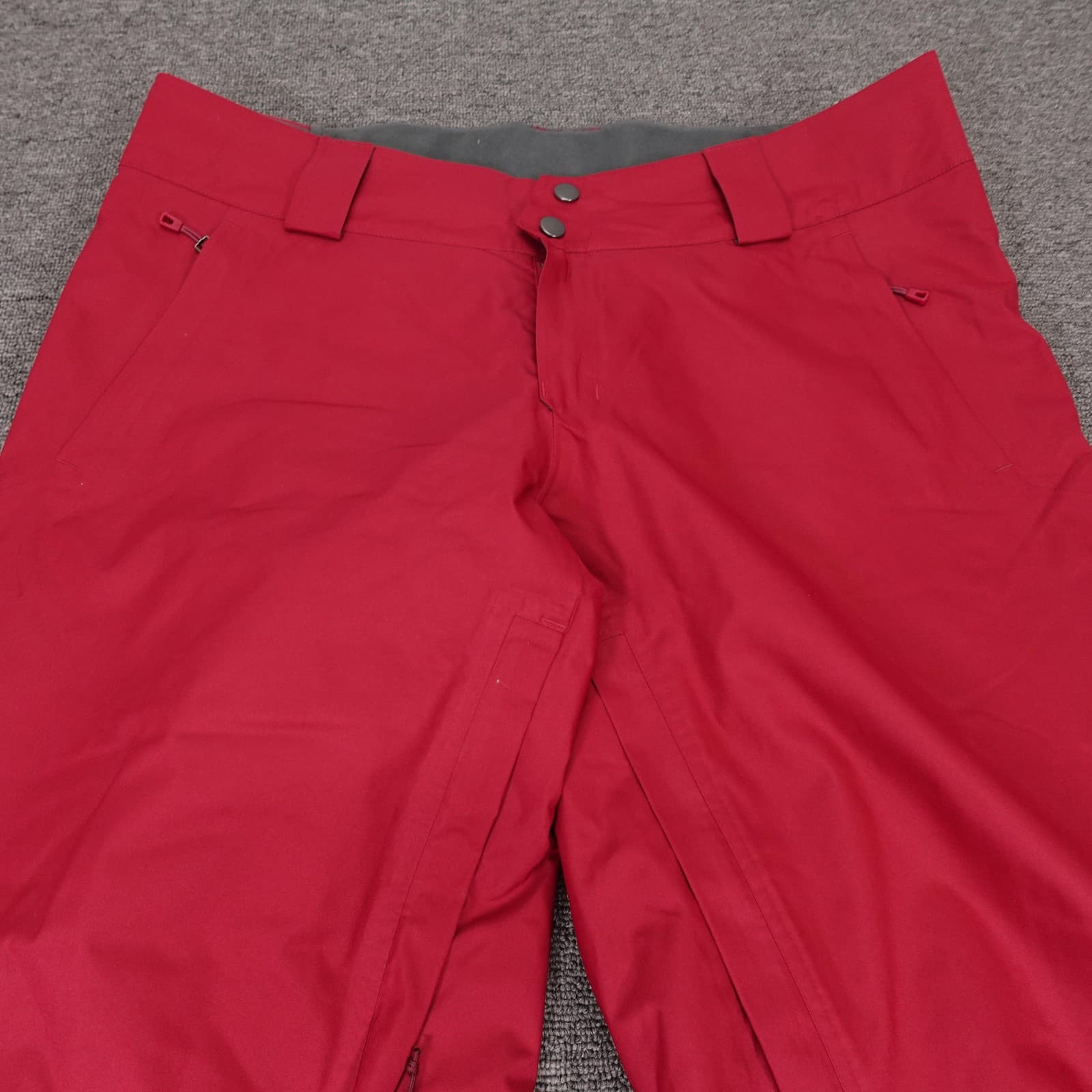 Patagonia Snow Pants Womens Large Red Snowbelle Insulated H2No RECCO Ski Shell - Thumbnail 3