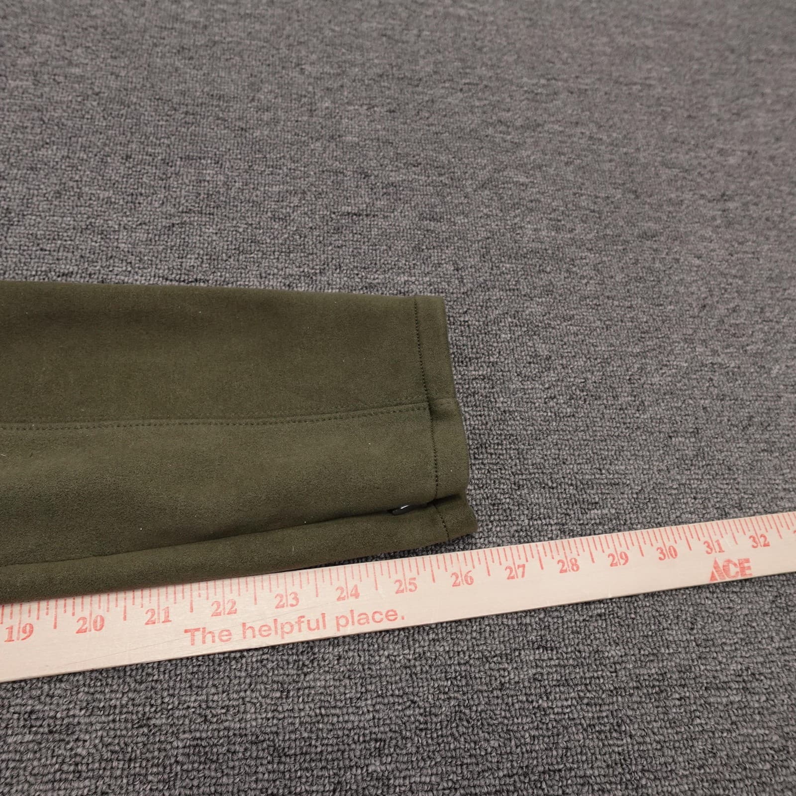 Anthropologie Pants Womens 32 Green Ankle Zip Hem Knit Stretch Casual Pants - Thumbnail 10