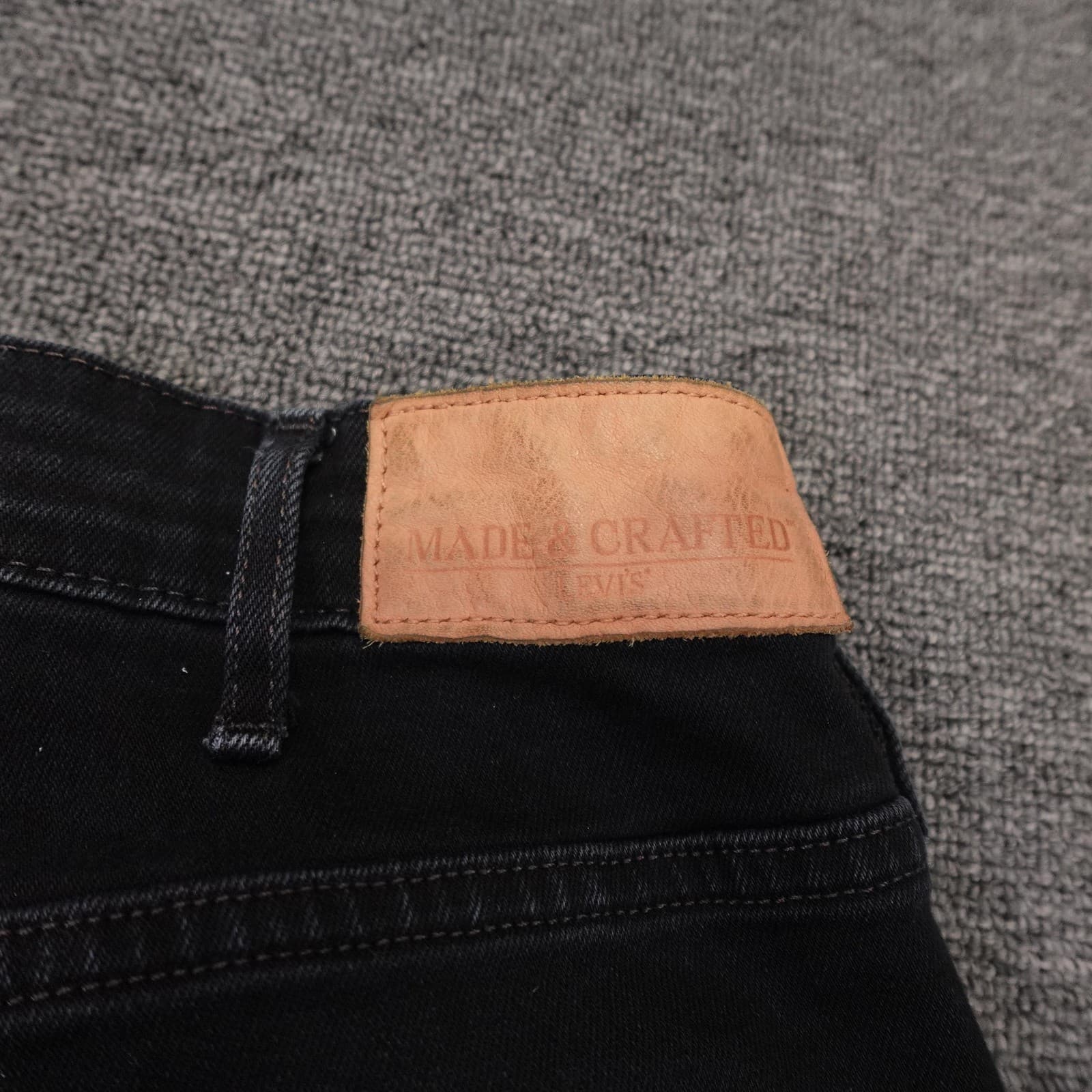 Levis Made & Crafted Empire Skinny Jeans Womens 31 Black Mid Rise 31x29 Denim - Thumbnail 8