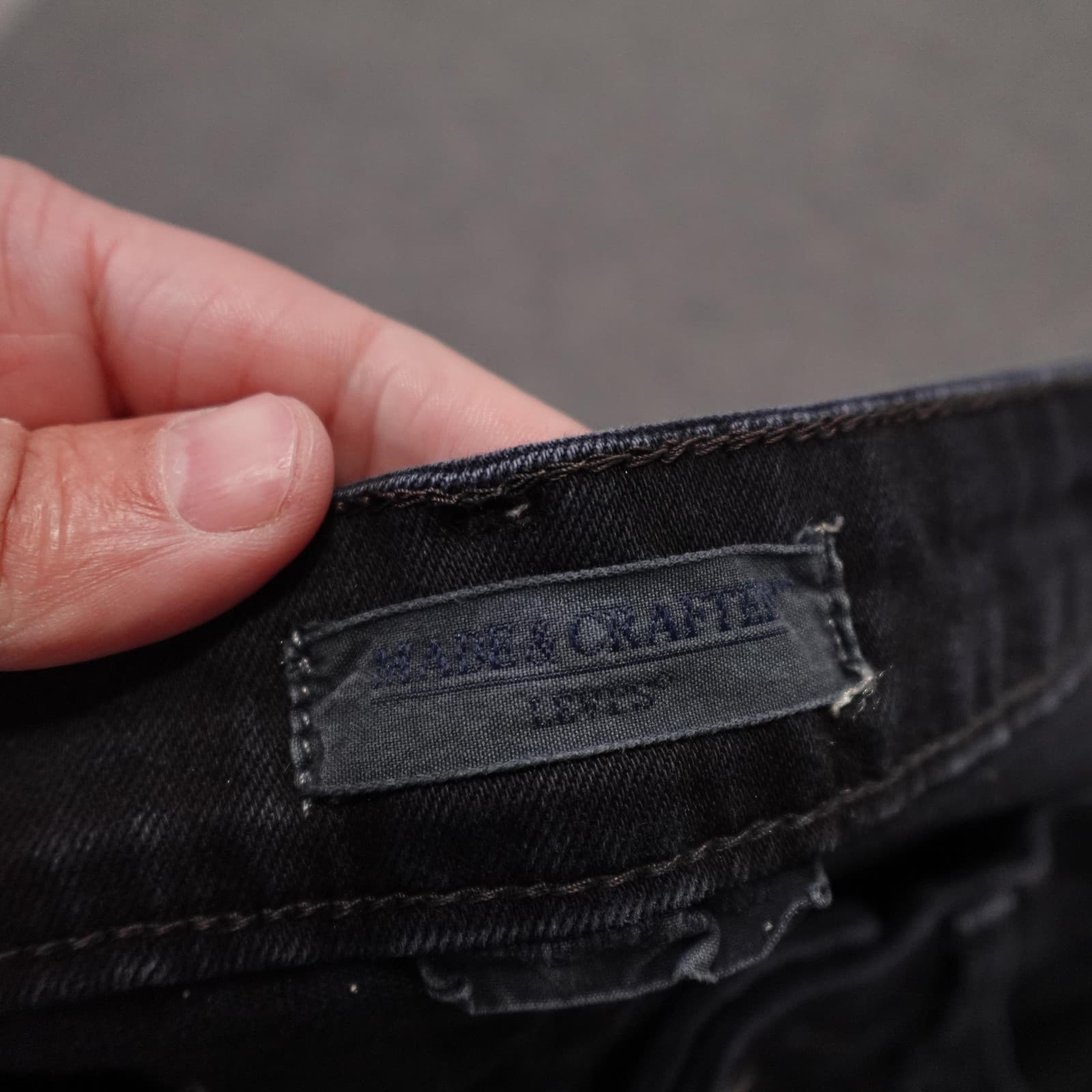 Levis Made & Crafted Empire Skinny Jeans Womens 31 Black Mid Rise 31x29 Denim - Thumbnail 4