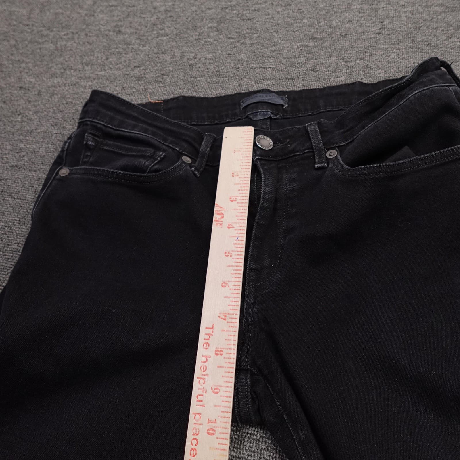 Levis Made & Crafted Empire Skinny Jeans Womens 31 Black Mid Rise 31x29 Denim - Thumbnail 11