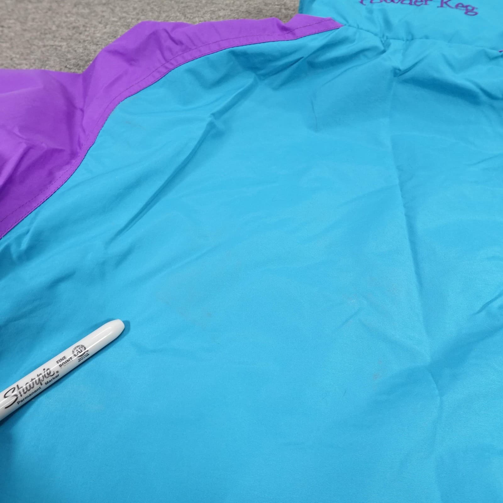 Vintage Columbia Jacket Womens Large Blue Purple Powder Keg Ski Parka 90s - Thumbnail 10