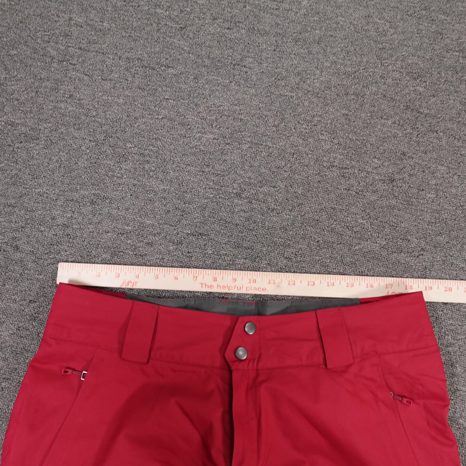 Patagonia Snow Pants Womens Large Red Snowbelle Insulated H2No RECCO Ski Shell - Thumbnail 14