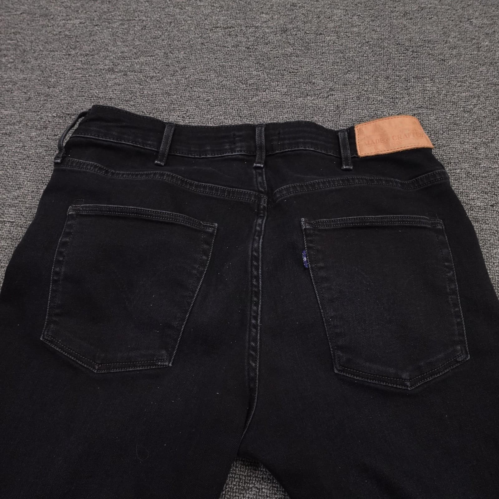 Levis Made & Crafted Empire Skinny Jeans Womens 31 Black Mid Rise 31x29 Denim - Thumbnail 7