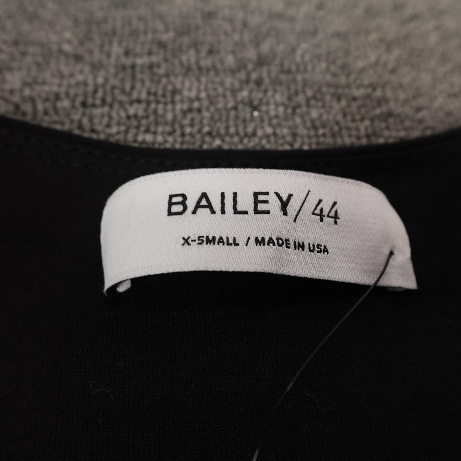 Bailey 44 Dress XS Black Twist Front Babydoll Whimsigoth Mini Anthropologie - Thumbnail 4