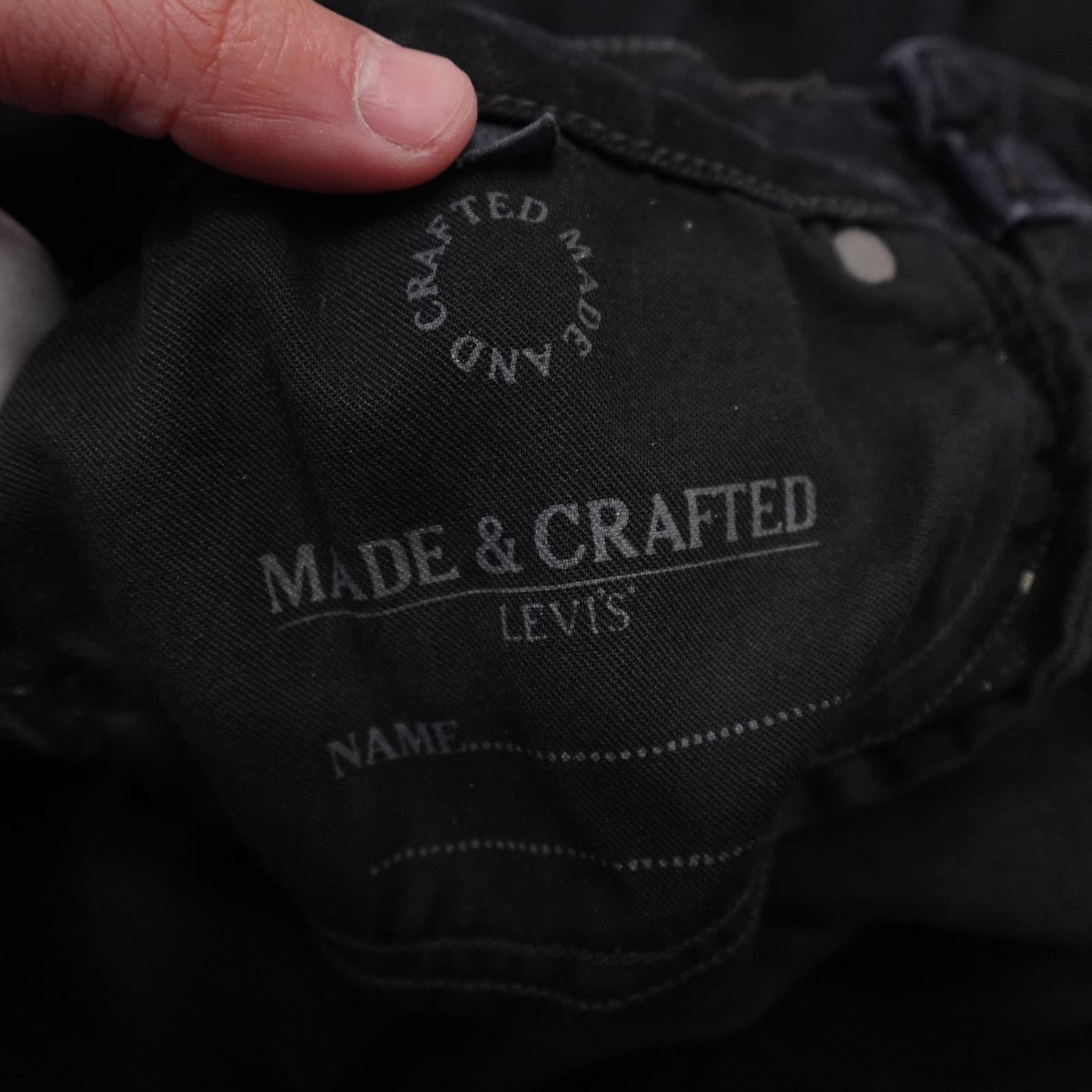 Levis Made & Crafted Empire Skinny Jeans Womens 31 Black Mid Rise 31x29 Denim - Thumbnail 9