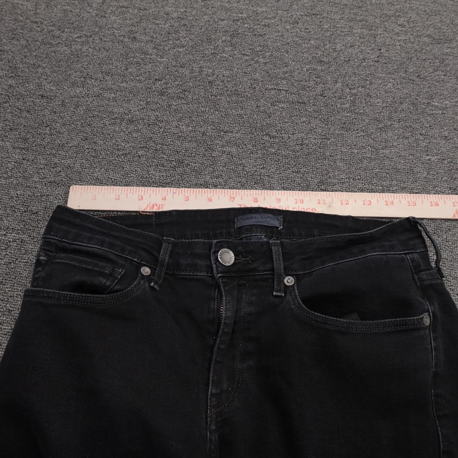 Levis Made & Crafted Empire Skinny Jeans Womens 31 Black Mid Rise 31x29 Denim - Thumbnail 10