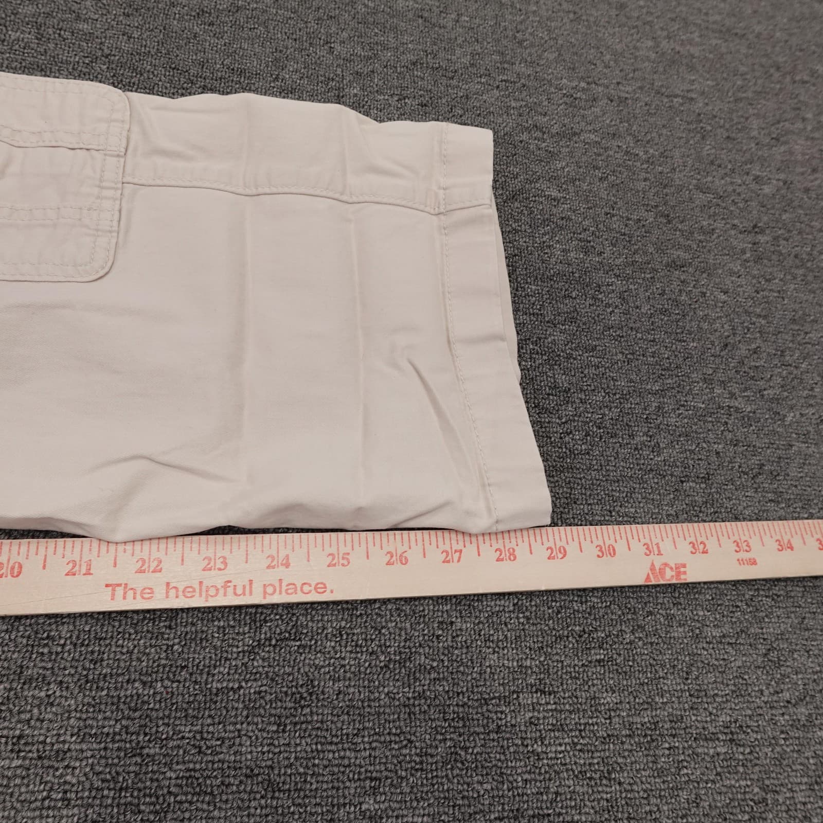 Hollister Cargo Pants Womens 00 Beige Ultra High-Rise Baggy Twill Stretch - Thumbnail 9