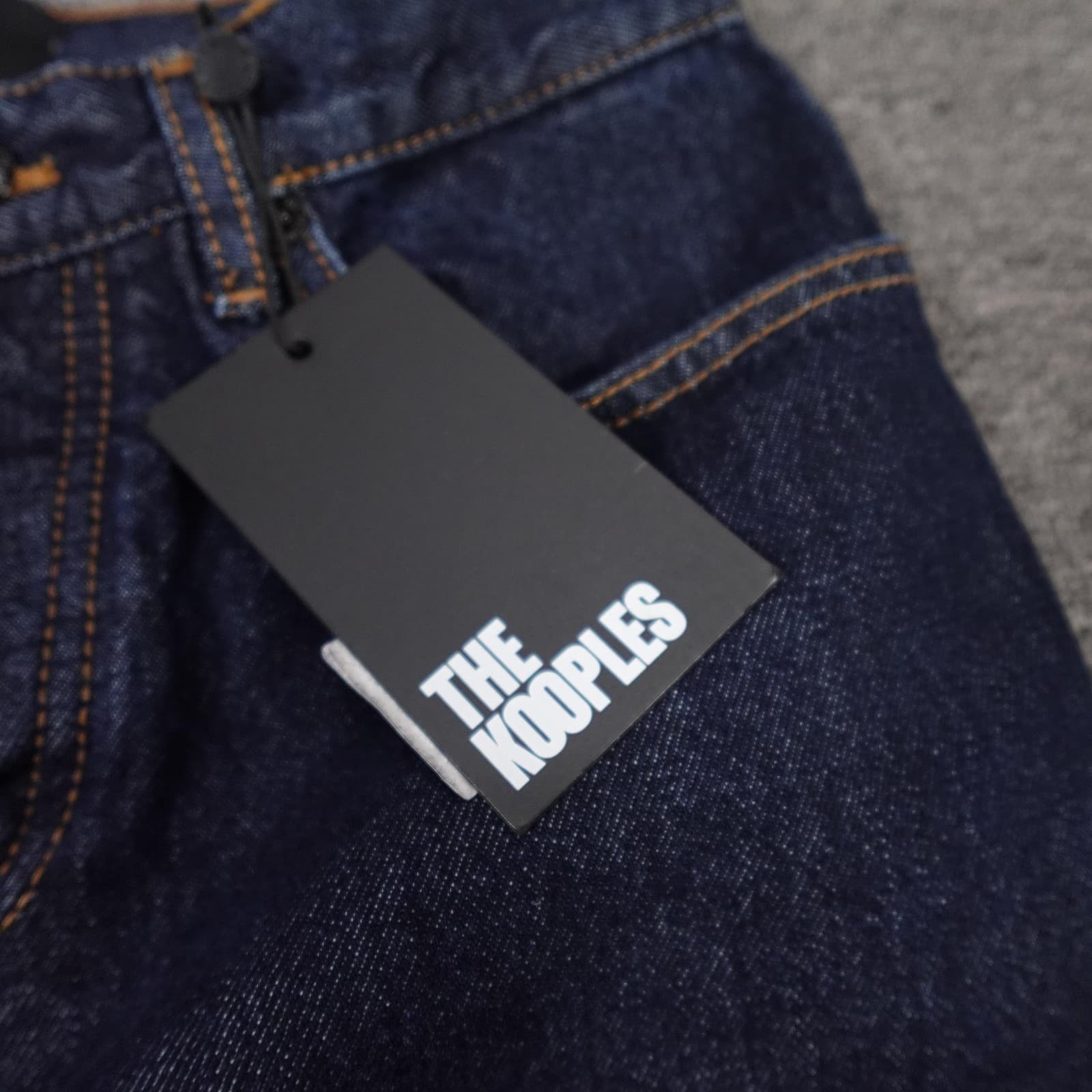 The Kooples Jeans Womens 28 Blue Brut Denim High Rise Straight Raw Casual 28x31 - Thumbnail 6