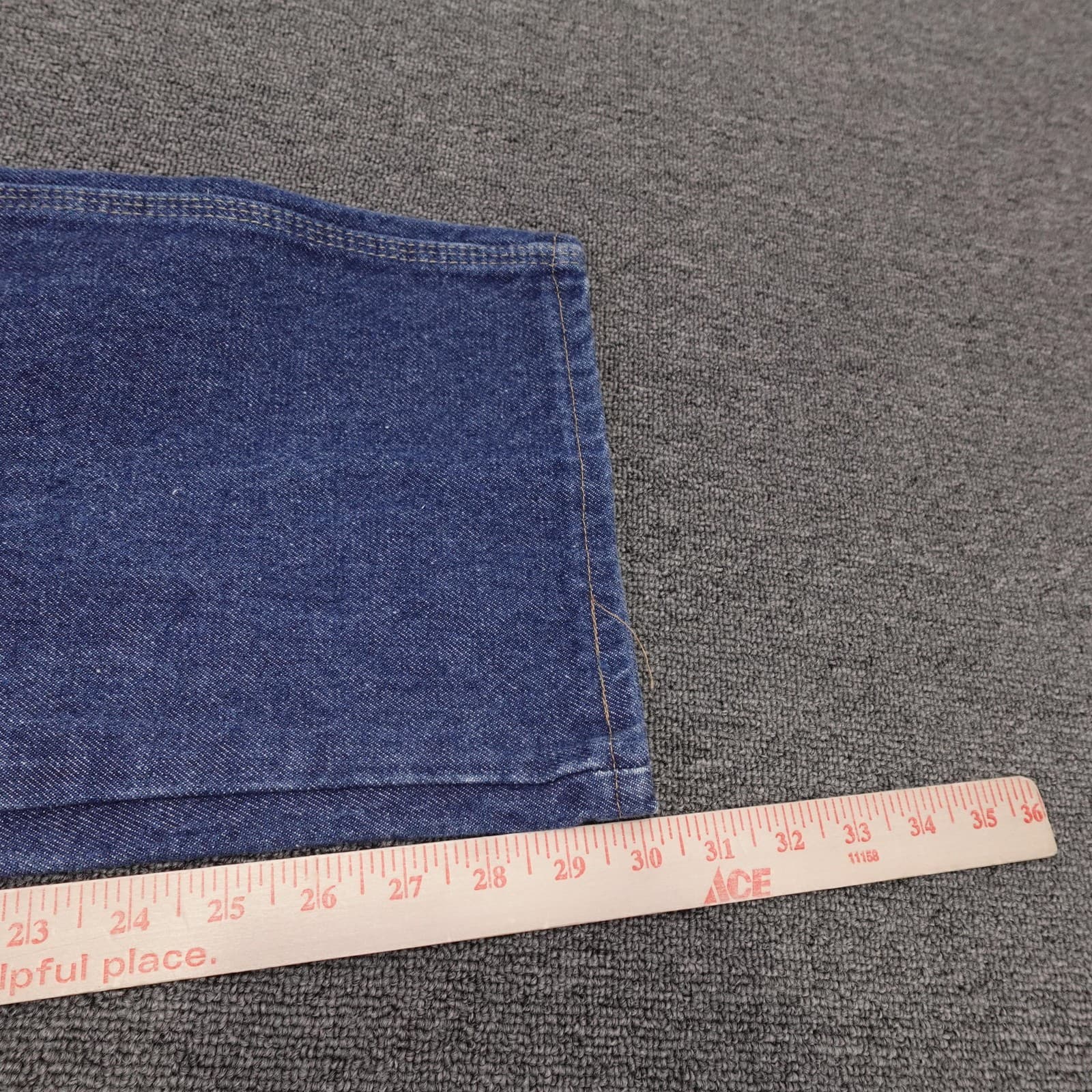Bulwark FR Jeans Mens 38x30 Blue Relaxed Wide Leg Flame Resistant Denim Work - Thumbnail 9