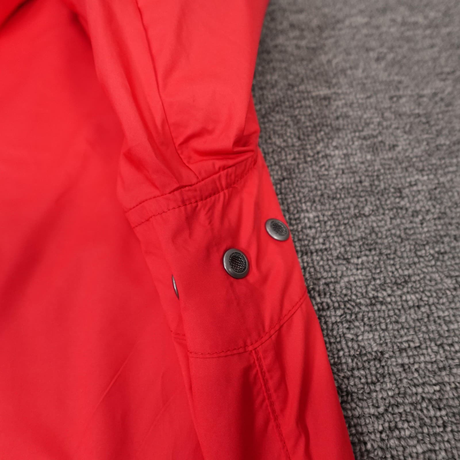 Peter Millar Jacket Mens Medium Red Microfiber Full Zip Lined Windbreaker - Thumbnail 4