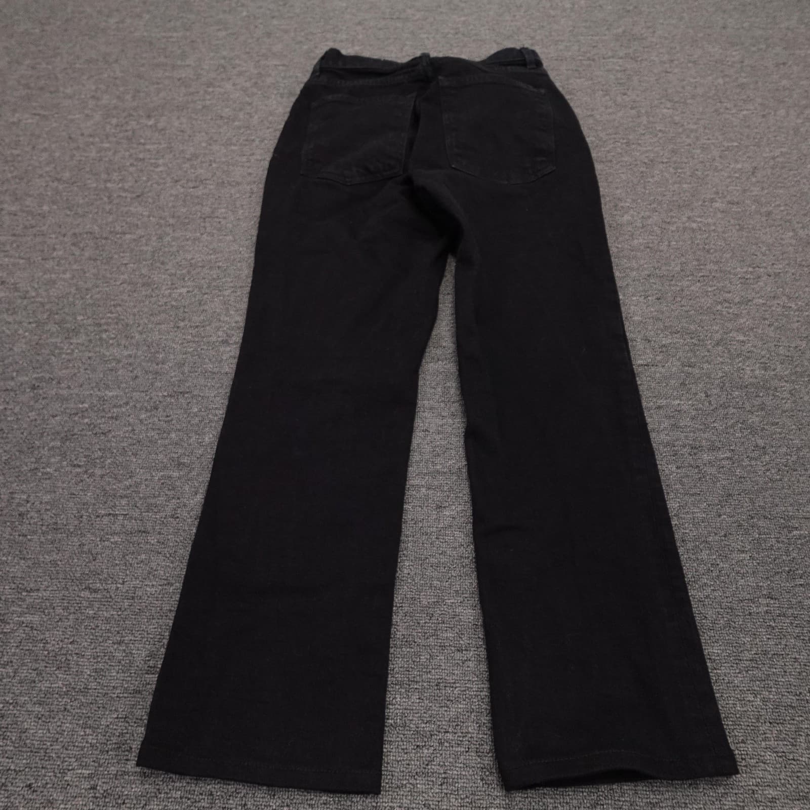 Imogene And Willie Sophie Jeans Womens 25 Black High Rise Straight 25x29 Denim - Thumbnail 4