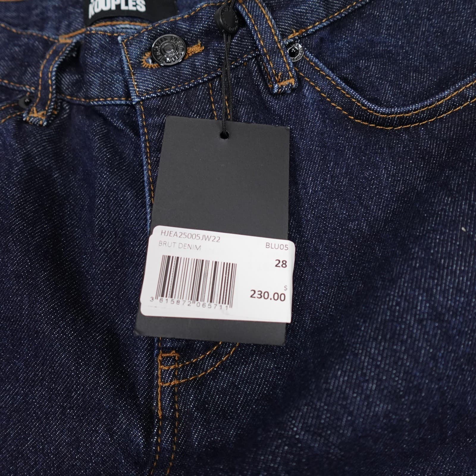 The Kooples Jeans Womens 28 Blue Brut Denim High Rise Straight Raw Casual 28x31 - Thumbnail 7