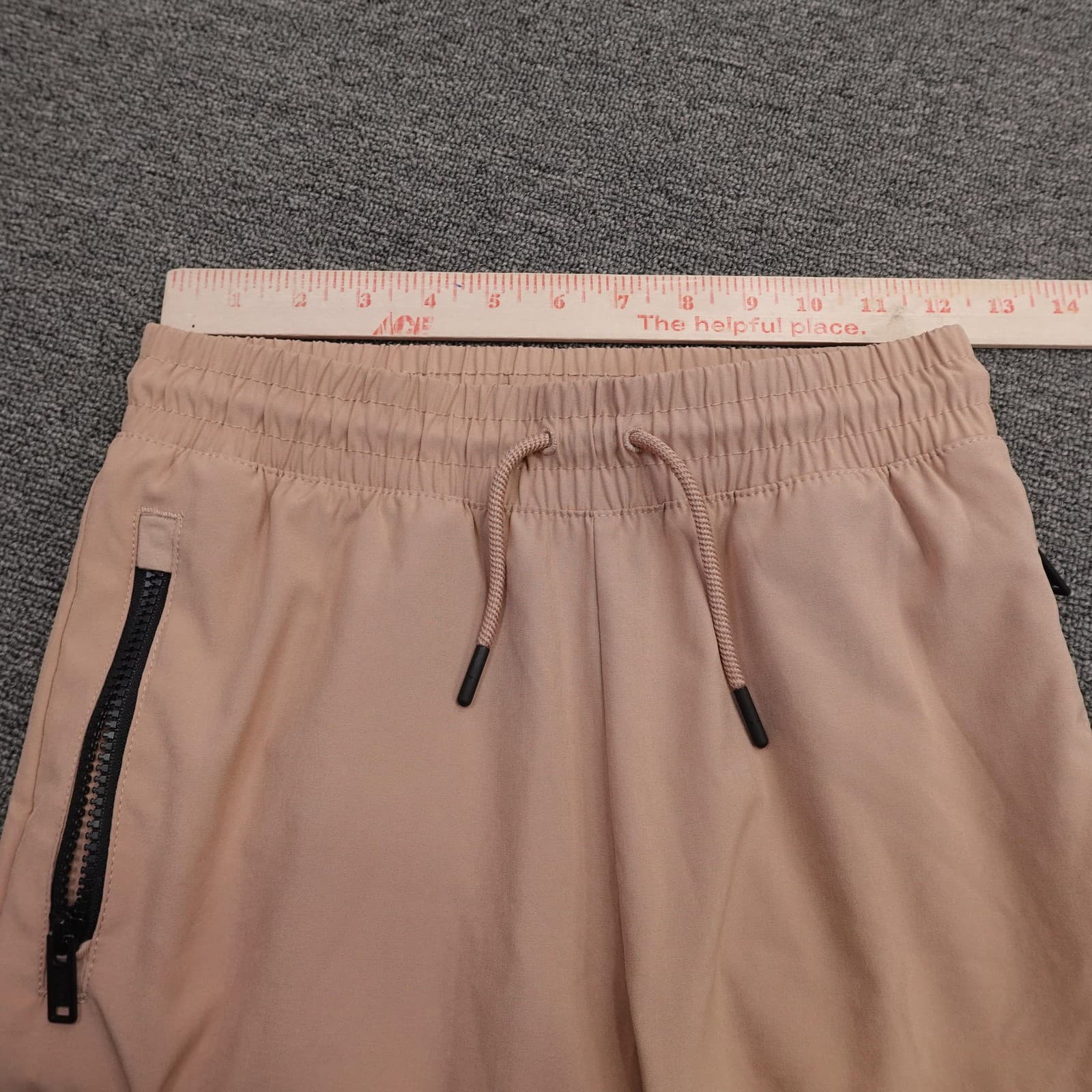 Jordan Pants Youth 10-12 Beige Cargo Elastic Waist Zipper Pocket Jogger Athletic - Thumbnail 6