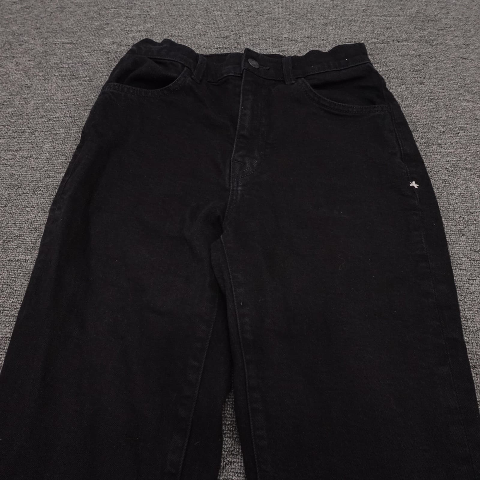 Imogene And Willie Sophie Jeans Womens 25 Black High Rise Straight 25x29 Denim - Thumbnail 2