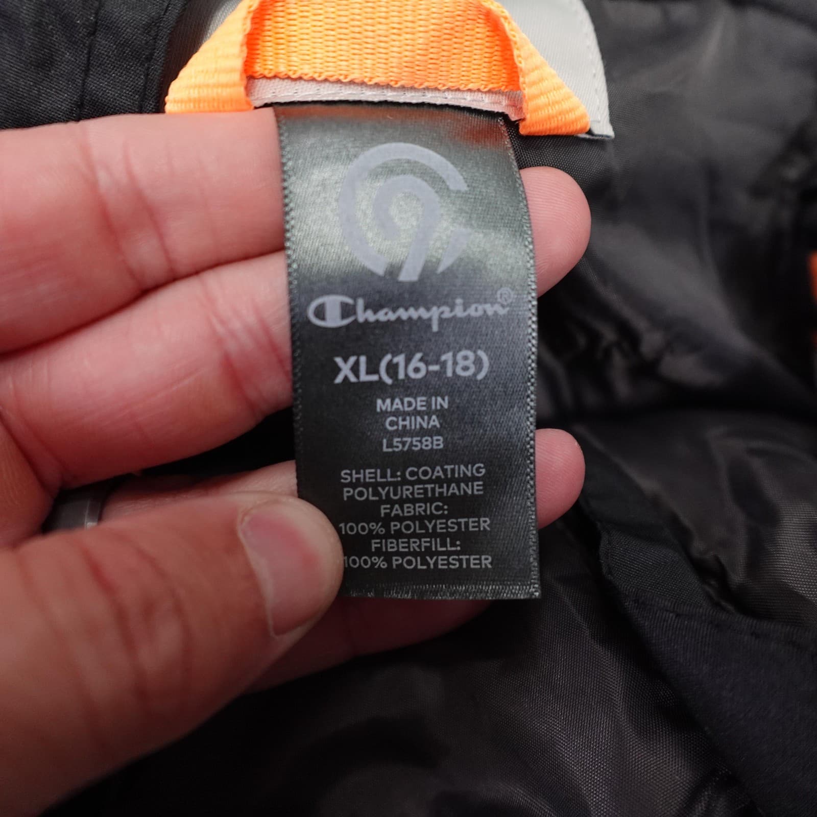 C9 Champion Ski Pants Boys XL Black Water Resistant Insulated Snow Bib Winter - Thumbnail 3