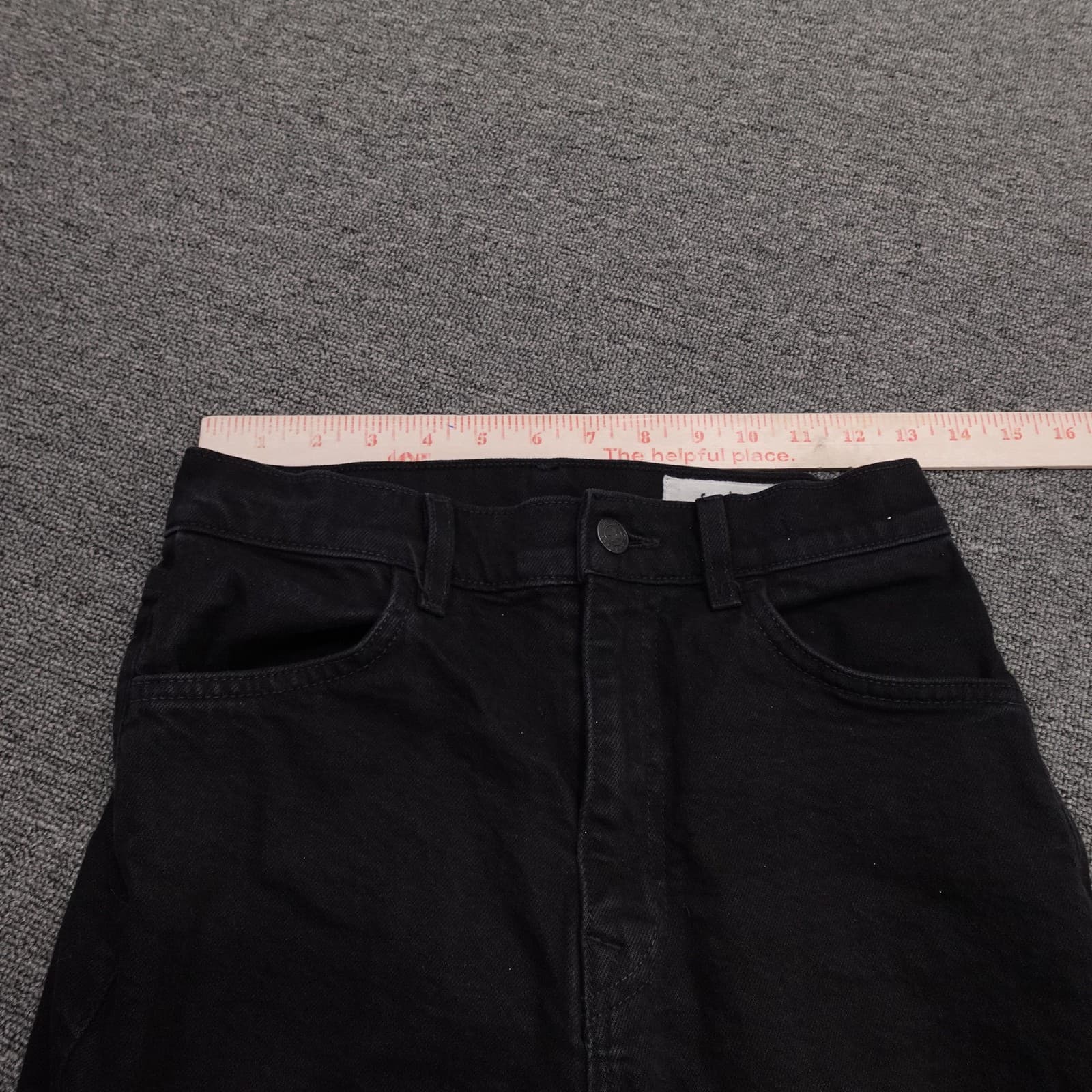 Imogene And Willie Sophie Jeans Womens 25 Black High Rise Straight 25x29 Denim - Thumbnail 8