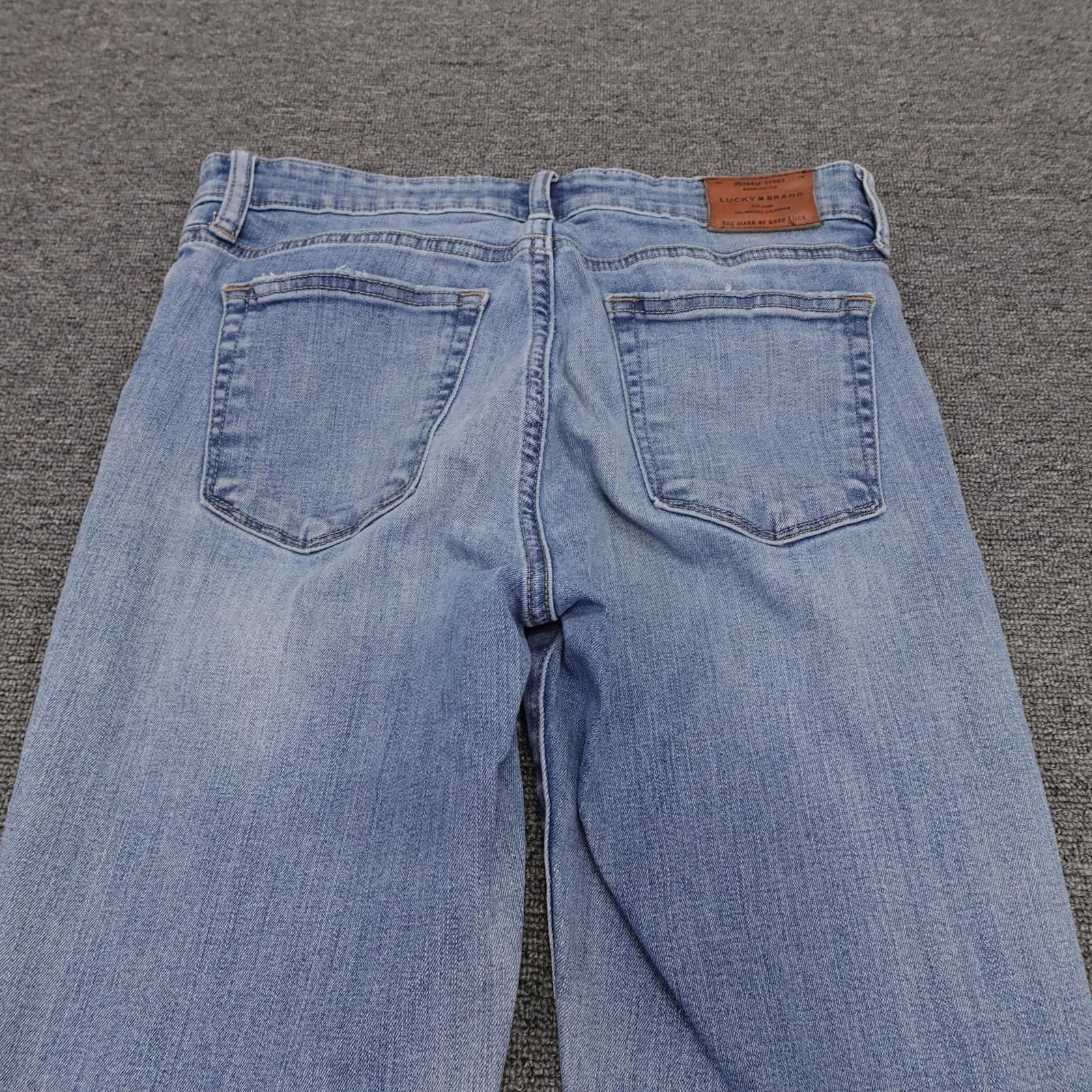 Lucky Brand Stella Skinny Jeans Womens 8/29 Blue Mid Rise Stretch Denim 29x30 - Thumbnail 4