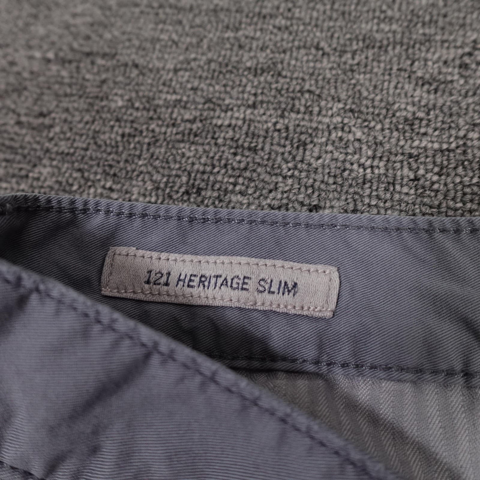 Lucky Brand Pants Mens 32x31 Gray Cargo 121 Heritage Slim Casual Canvas Outdoor - Thumbnail 4