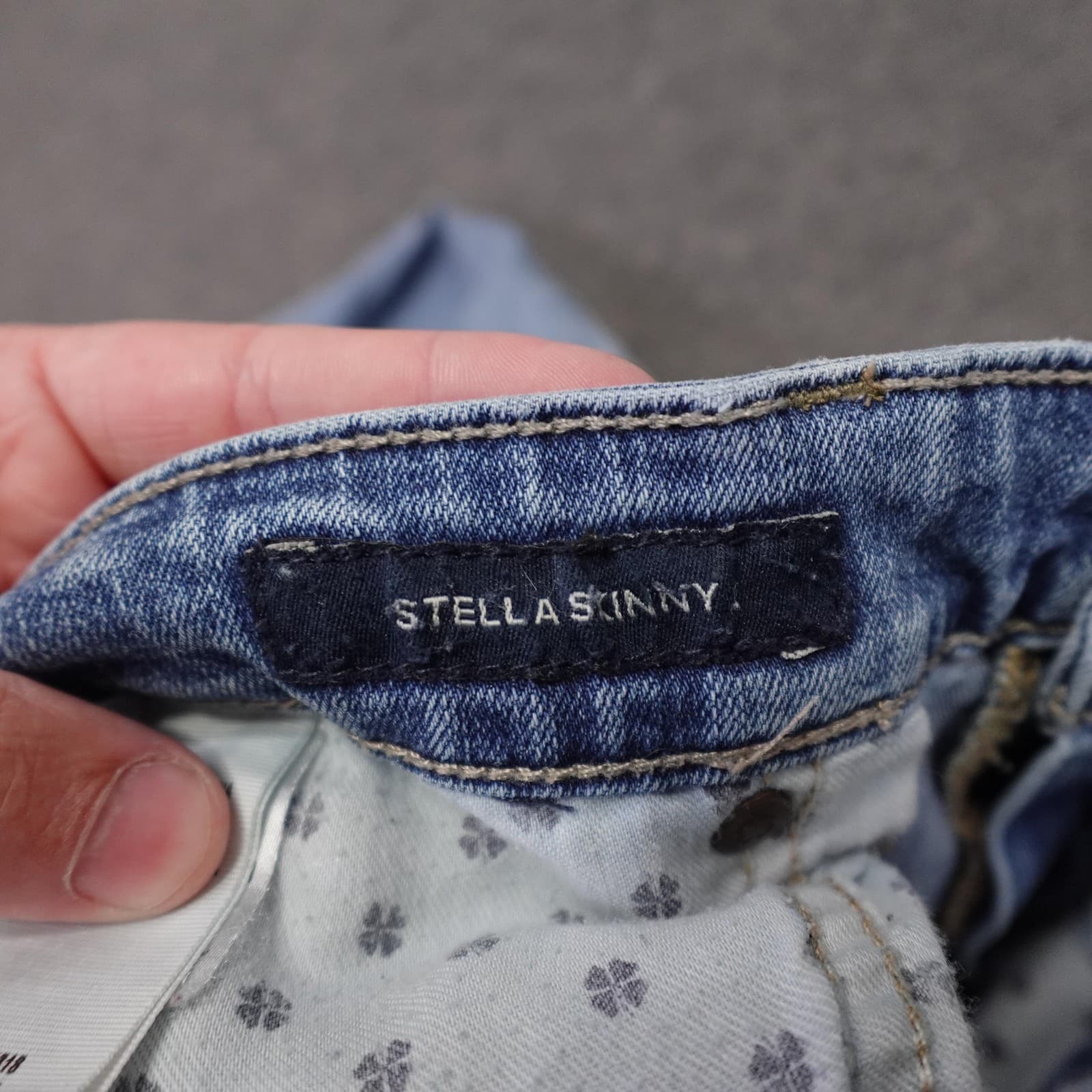 Lucky Brand Stella Skinny Jeans Womens 8/29 Blue Mid Rise Stretch Denim 29x30 - Thumbnail 6