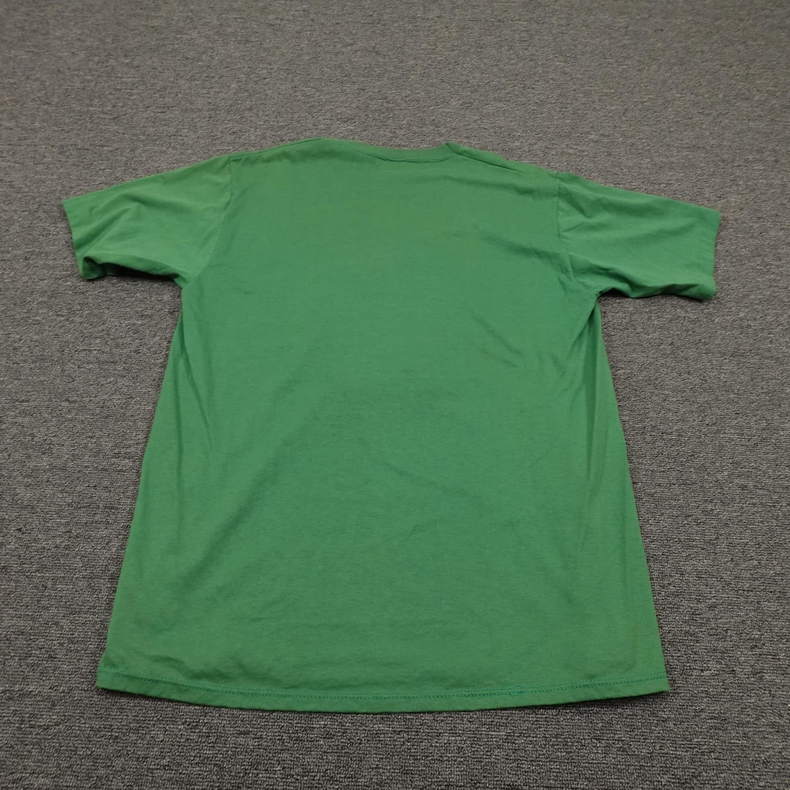 Vintage Jerzees Shirt Mens XL Green Santa Christmas Made USA Single Stitch 90s - Thumbnail 9