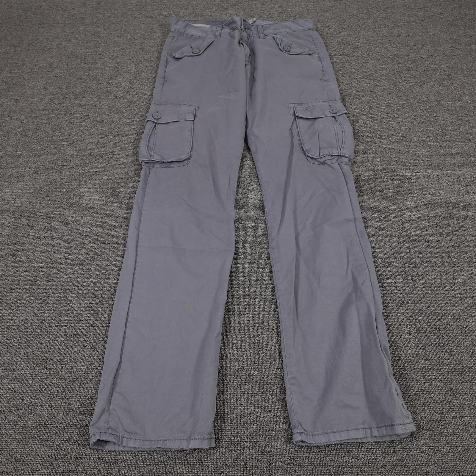 Lucky Brand Pants Mens 32x31 Gray Cargo 121 Heritage Slim Casual Canvas Outdoor