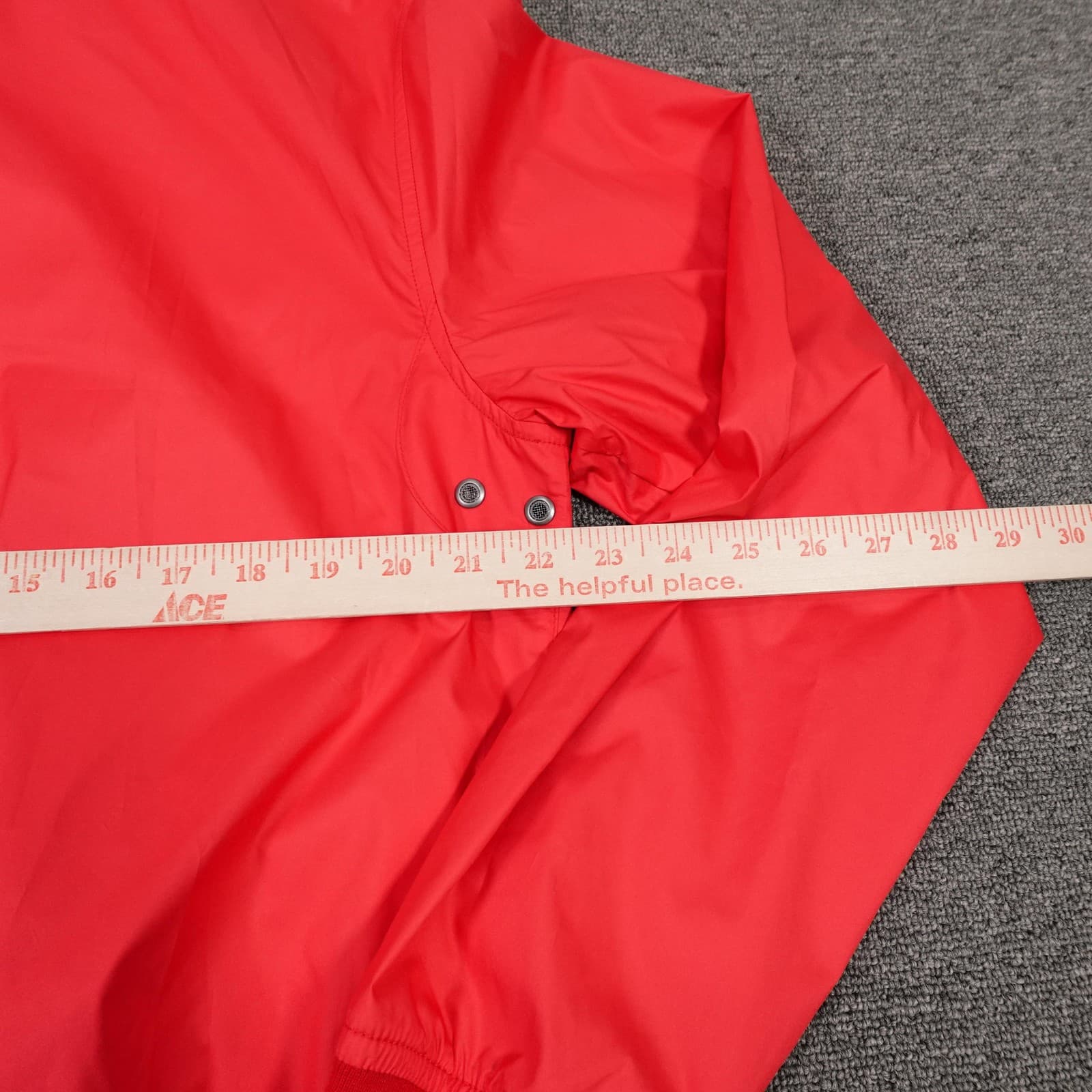Peter Millar Jacket Mens Medium Red Microfiber Full Zip Lined Windbreaker - Thumbnail 7