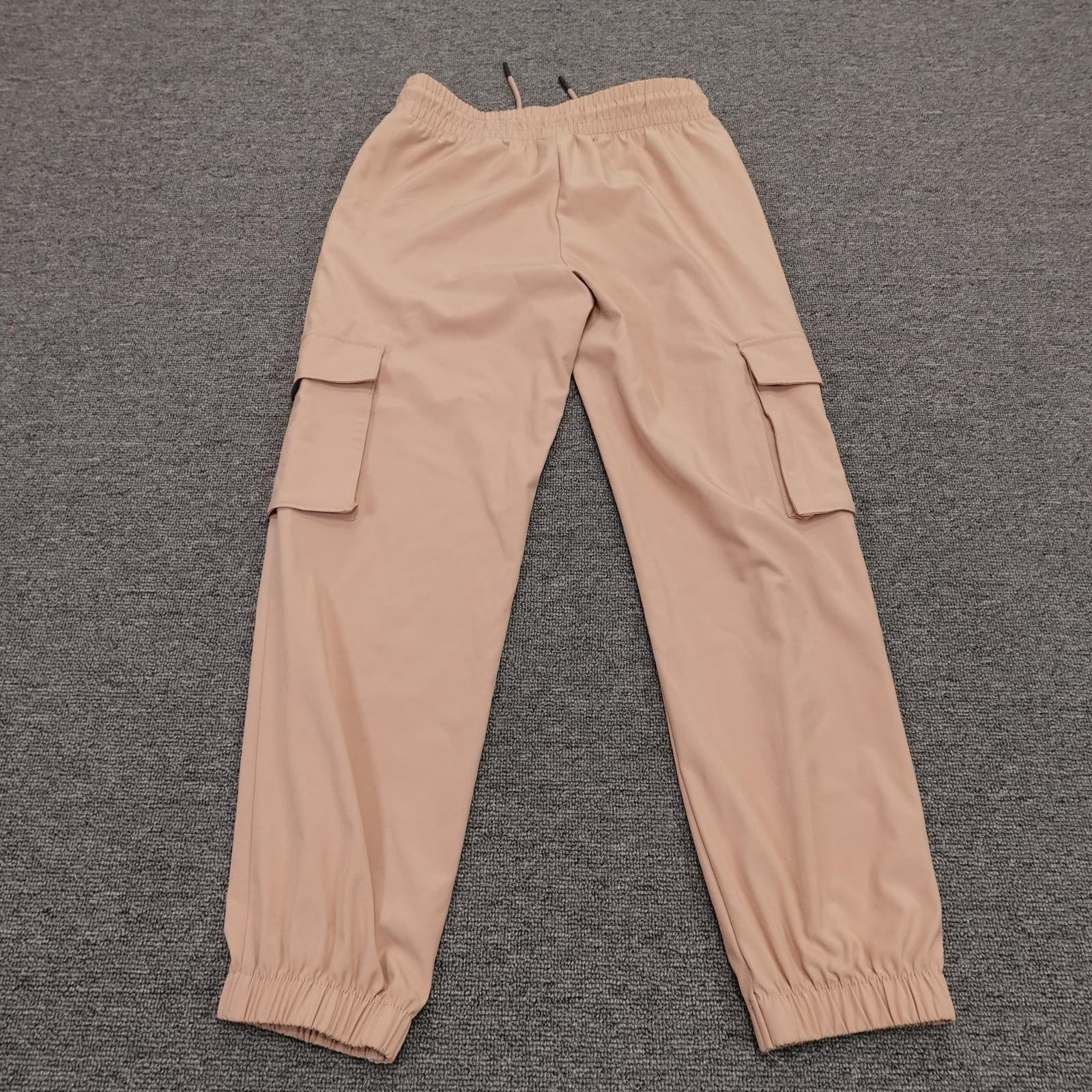 Jordan Pants Youth 10-12 Beige Cargo Elastic Waist Zipper Pocket Jogger Athletic - Thumbnail 3