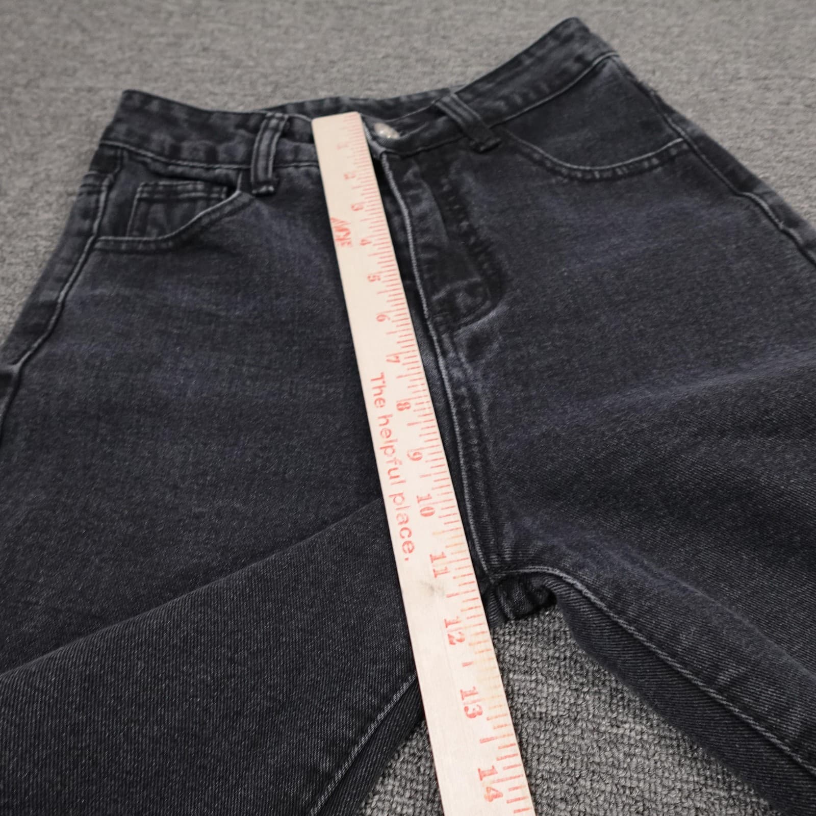 Princess Polly Jeans Womens 2 25x26 Gray High Rise Straight Distressed Denim - Thumbnail 8