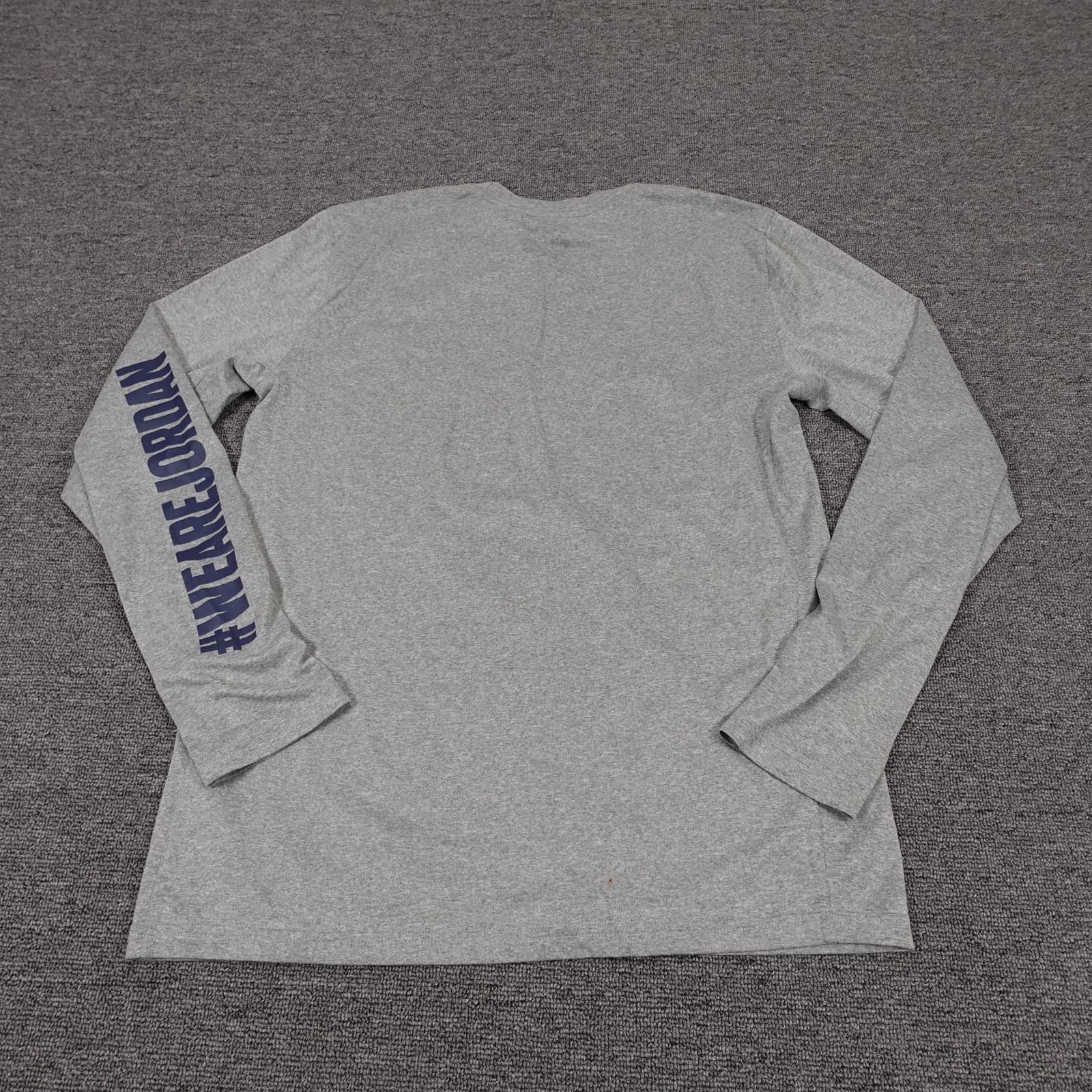 Michigan Wolverines Shirt Mens Medium Gray Football Nike Dri Fit Long Sleeve - Thumbnail 6