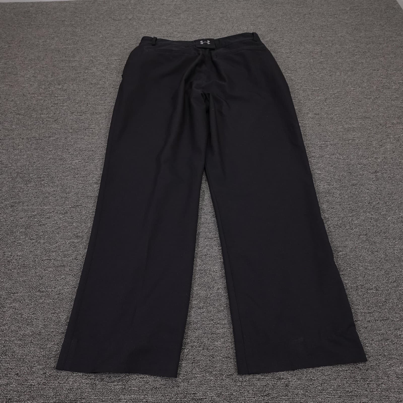 Under Armour Pants Mens 32x29 Black Golf Chino Straight Leg Casual Performance - Thumbnail 4