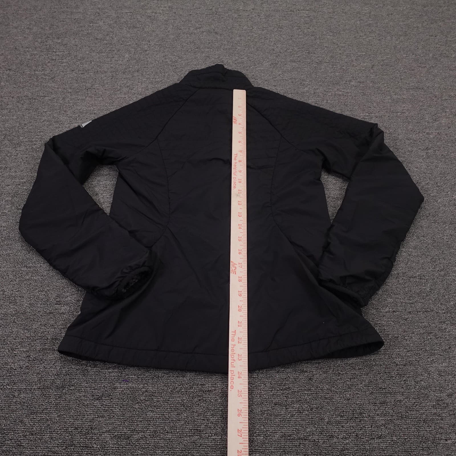 Eddie Bauer First Ascent Jacket Womens Small Black Insulated Full Zip Hiking - Thumbnail 8