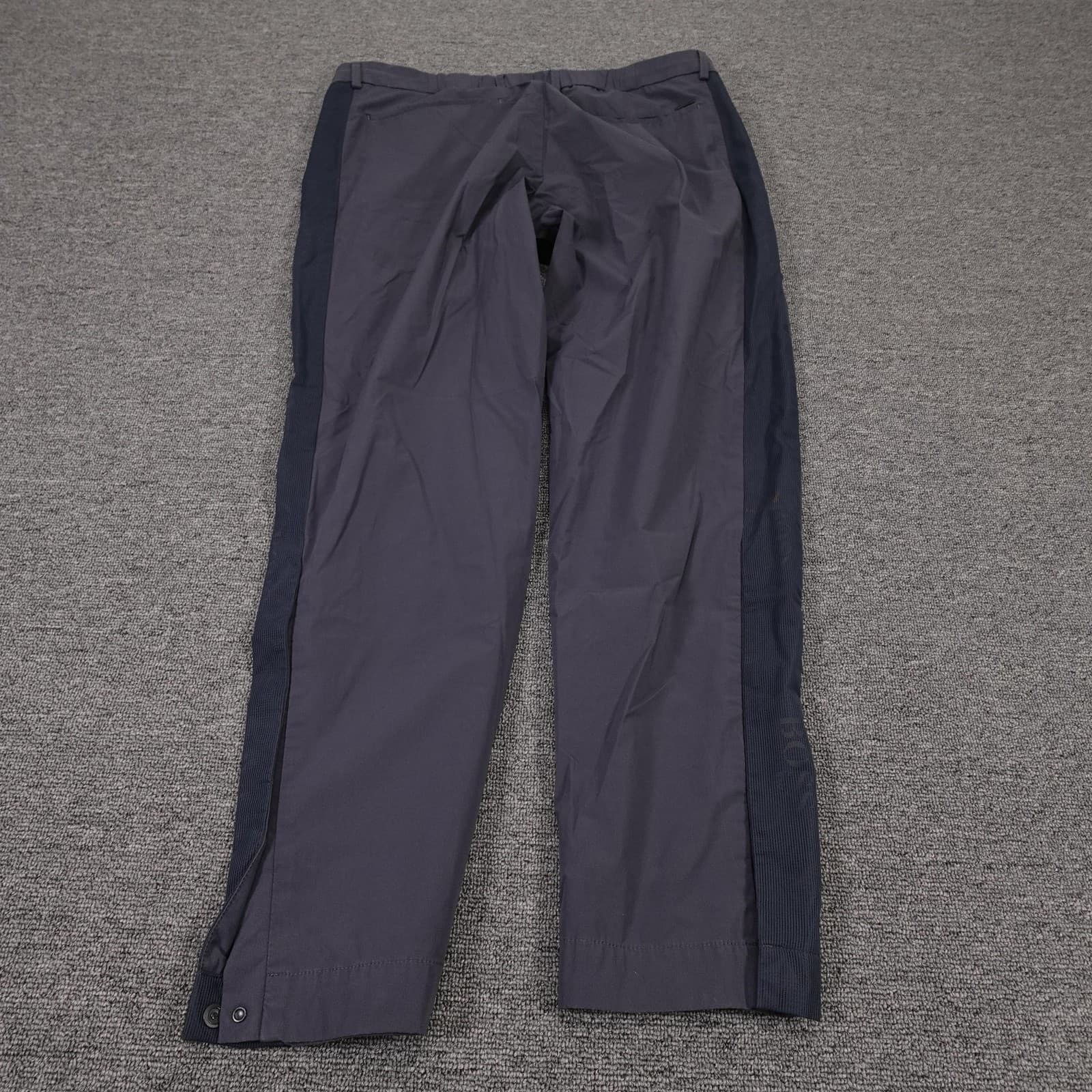 Hugo Boss Track Pants Mens 34x32 Blue Lightweight Side Stripe Zip Hem Athletic - Thumbnail 7