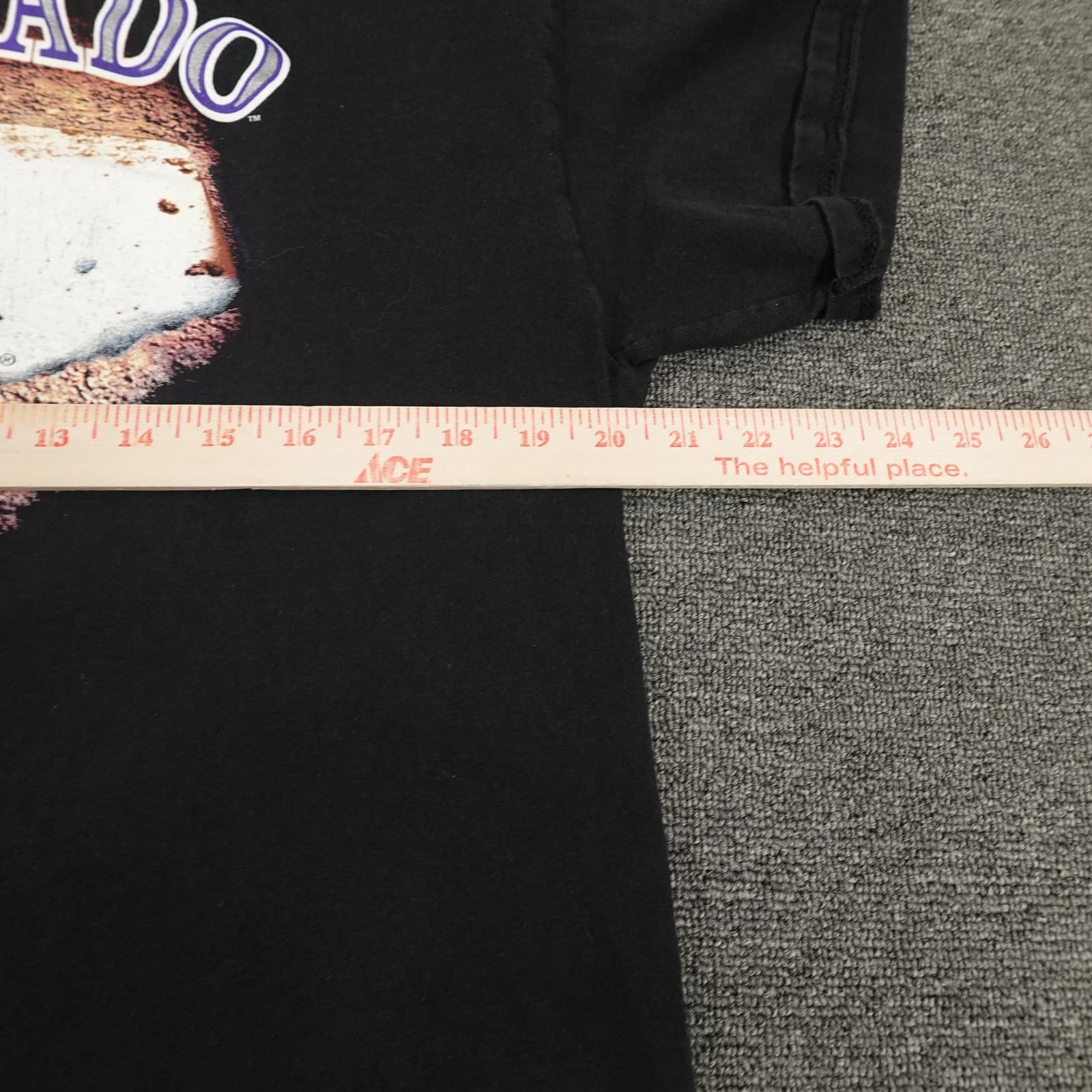 Vintage Colorado Rockies Shirt Mens Large Black MLB Baseball Graphic Tee 90s - Thumbnail 3