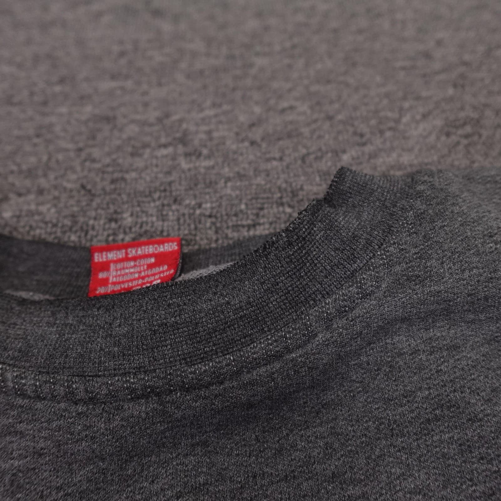 Vintage Element Sweatshirt Mens XL Gray Logo Graphic Fleece Skateboarding Y2K - Thumbnail 6