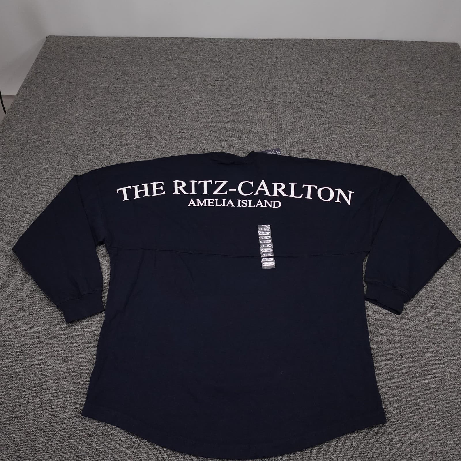 Spirit Jersey Ritz-Carlton Amelia Island Shirt Mens Medium Blue Long Sleeve - Thumbnail 10