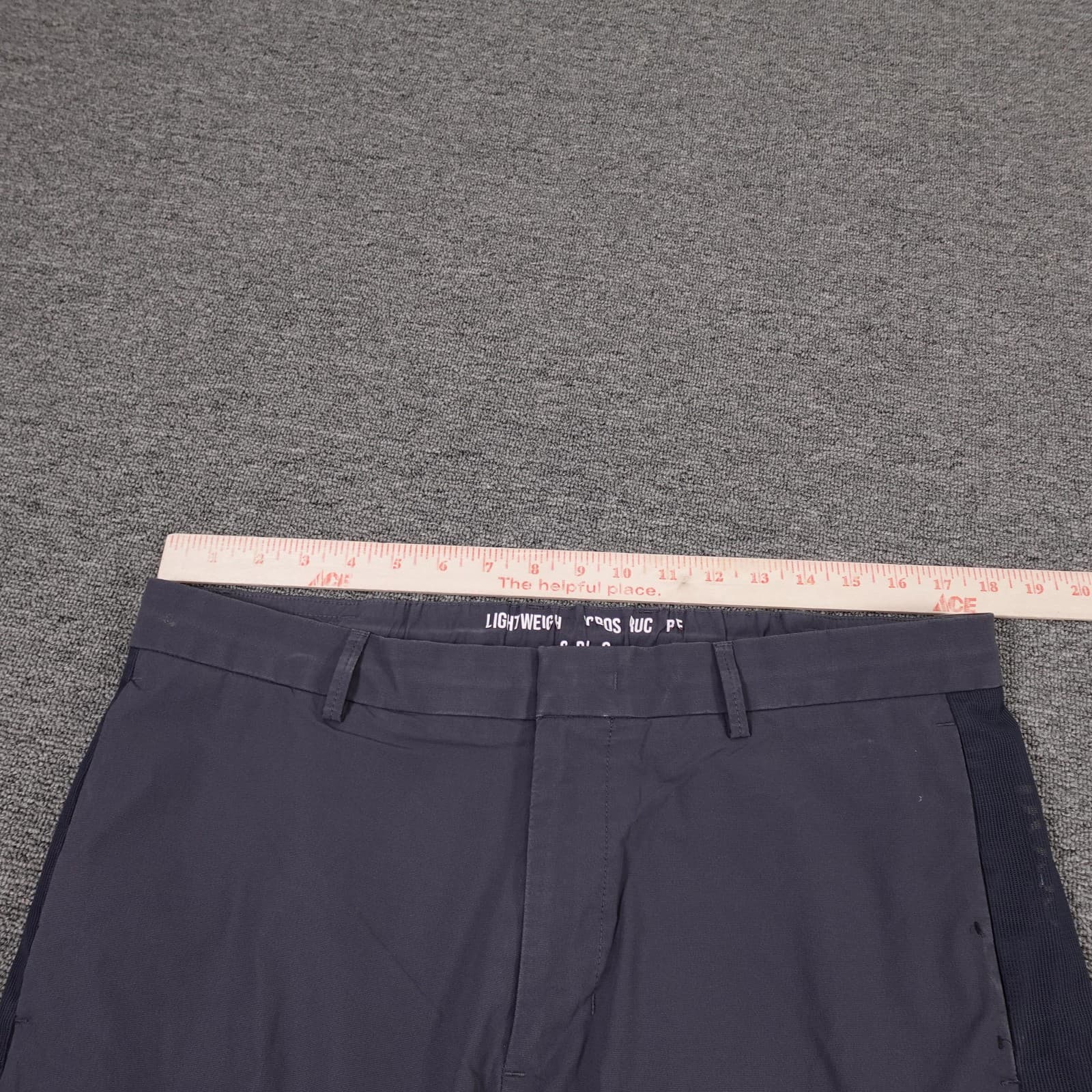 Hugo Boss Track Pants Mens 34x32 Blue Lightweight Side Stripe Zip Hem Athletic - Thumbnail 9