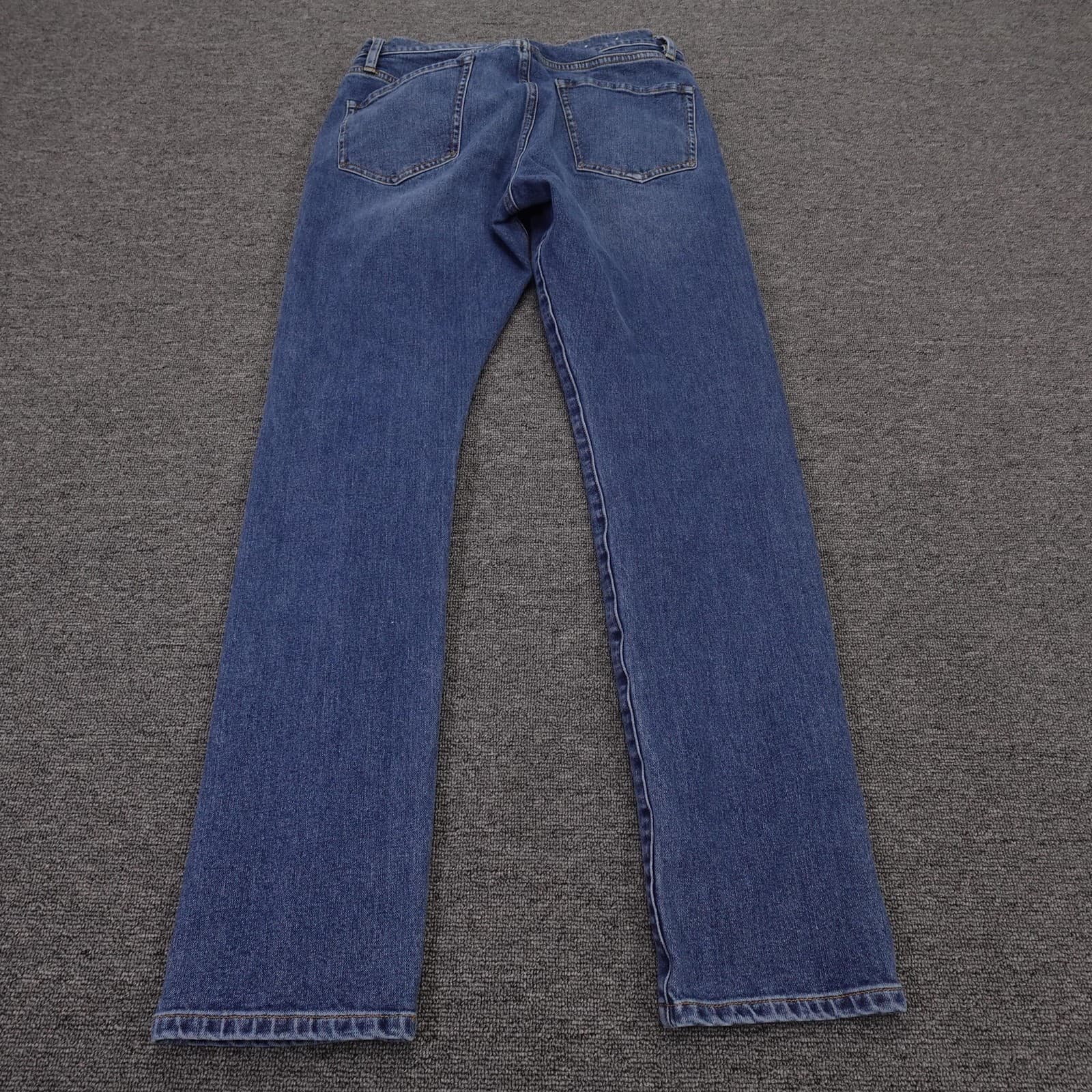 Flint And Tinder Jeans Mens 31x32 Blue Medium Wash Slim Fit Stretch Denim Pants - Thumbnail 3