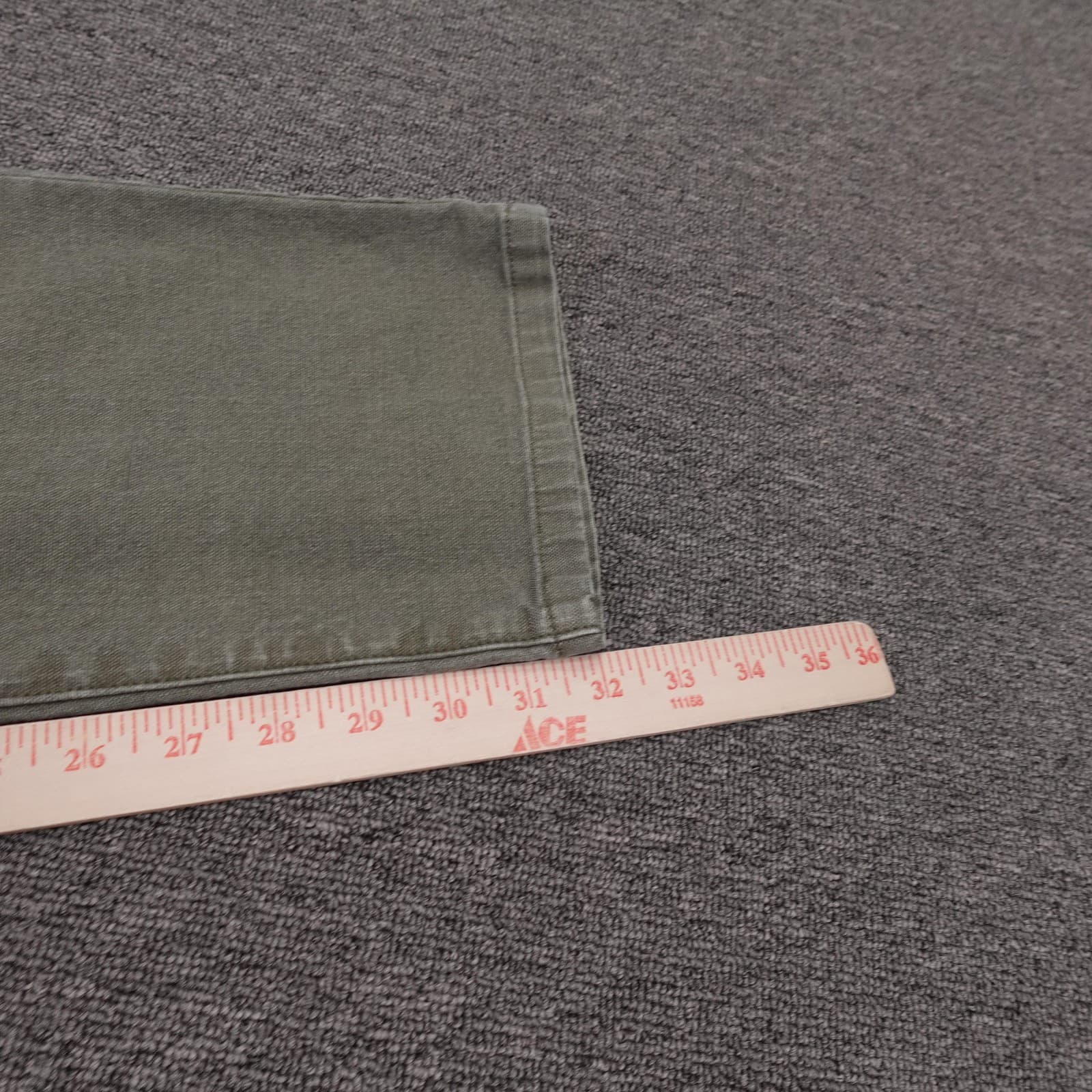 Proof Jeans Mens 36x32 Green Slim Stretch Canvas Casual Pants TruTemp 365 - Thumbnail 8