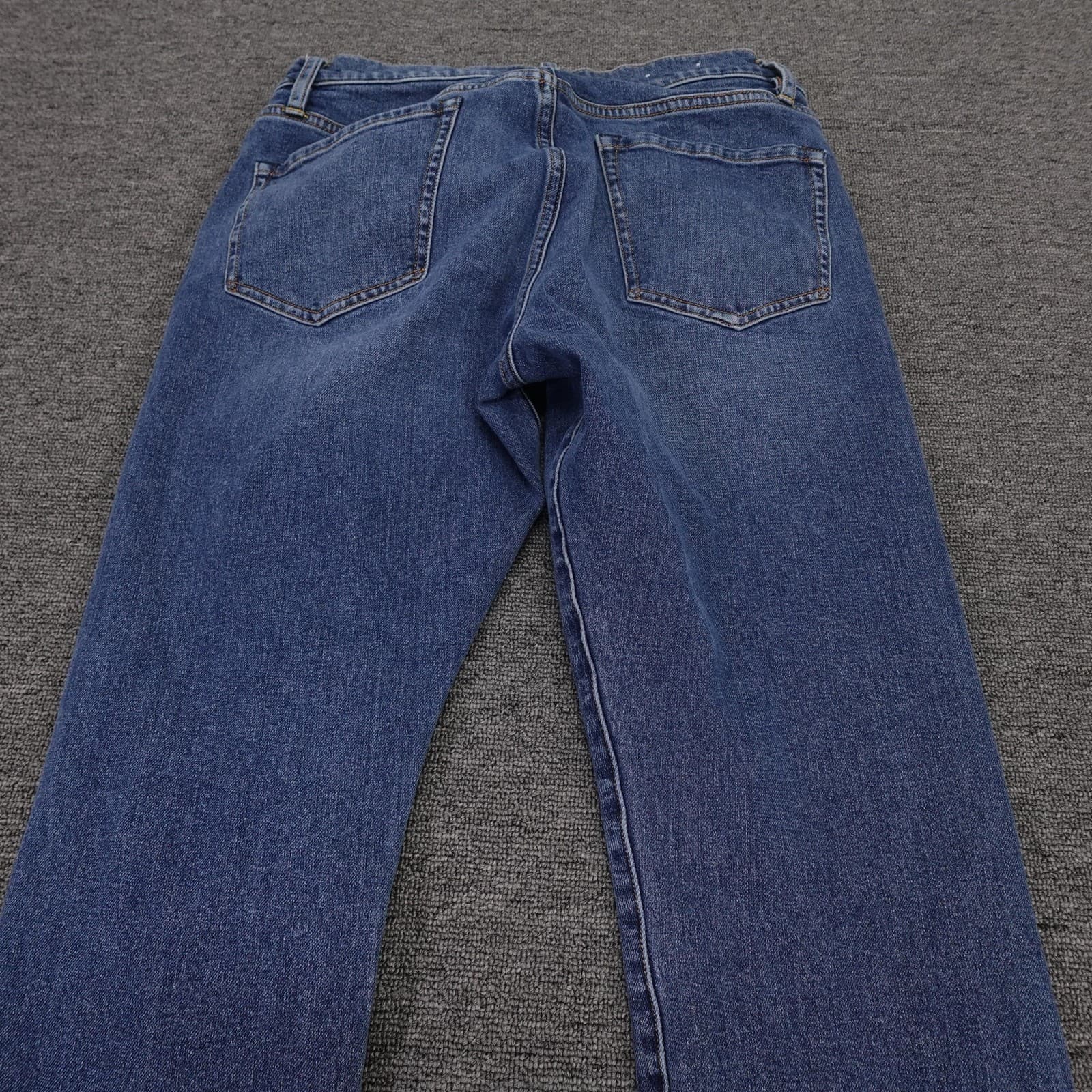 Flint And Tinder Jeans Mens 31x32 Blue Medium Wash Slim Fit Stretch Denim Pants - Thumbnail 4