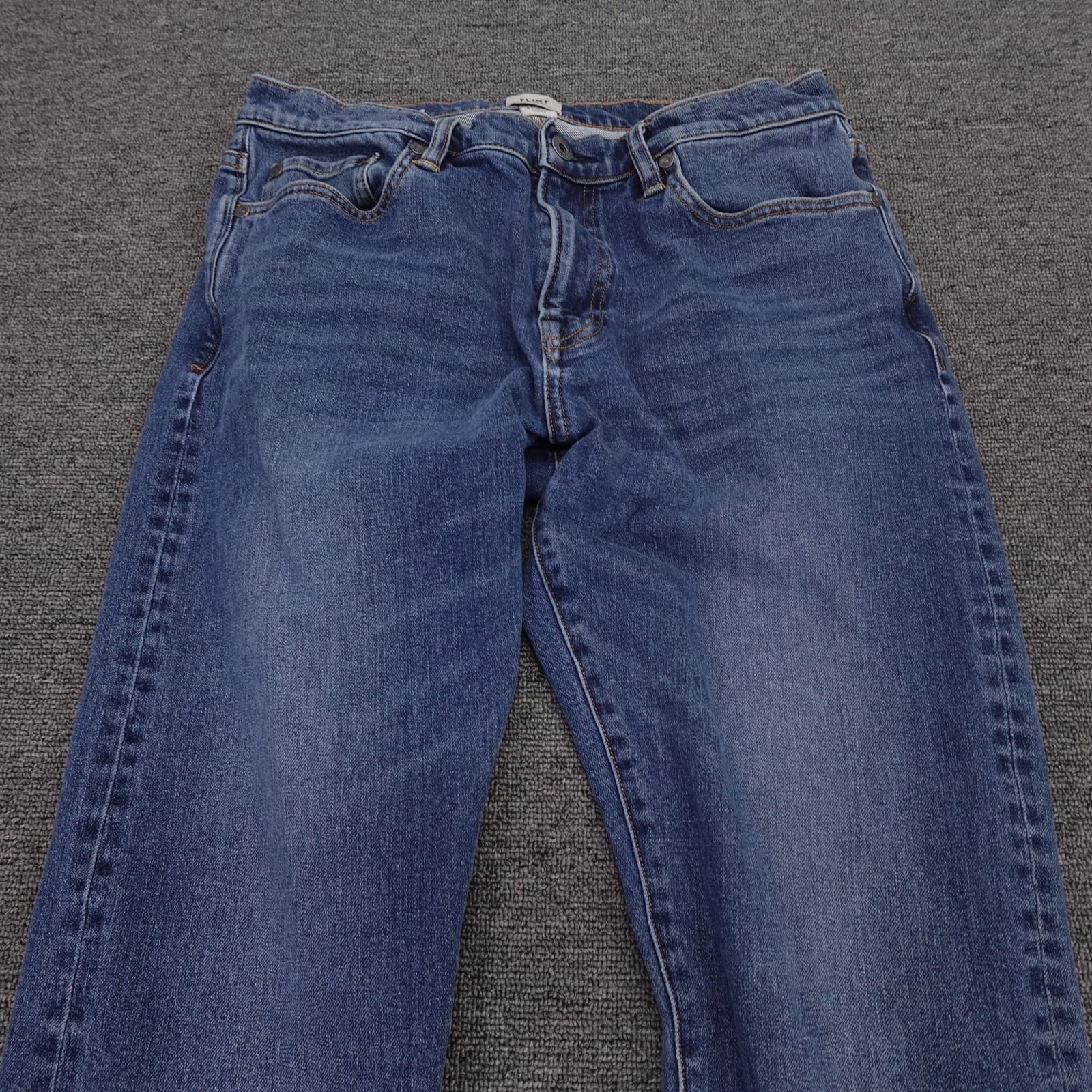 Flint And Tinder Jeans Mens 31x32 Blue Medium Wash Slim Fit Stretch Denim Pants - Thumbnail 2