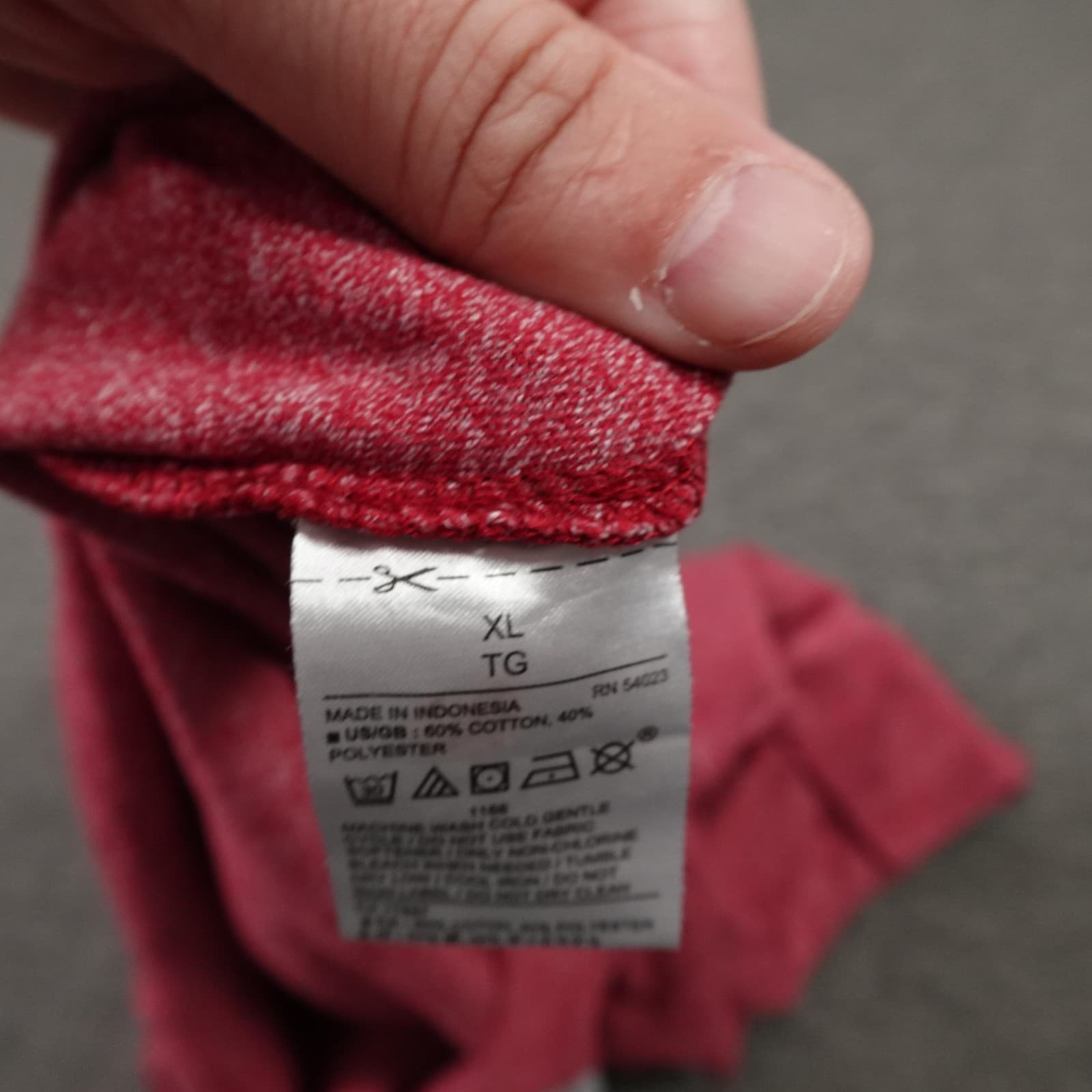 Banana Republic Shirt Mens XL Red Heather Henley Quick Dry Breathable Tee Casual - Thumbnail 8