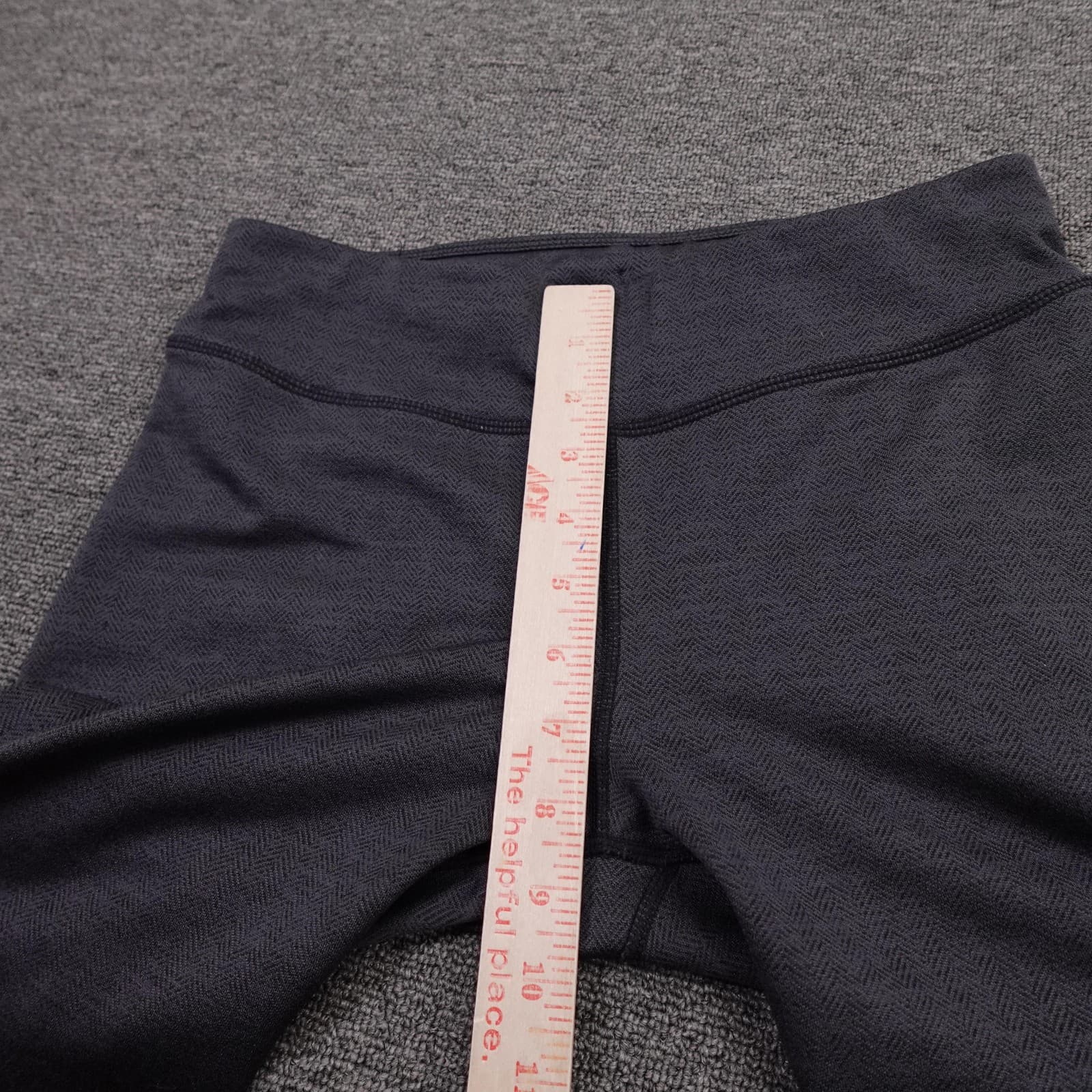 Title Nine Leggings Womens Medium Gray Herringbone Mid Rise Ankle Knit Yoga - Thumbnail 8
