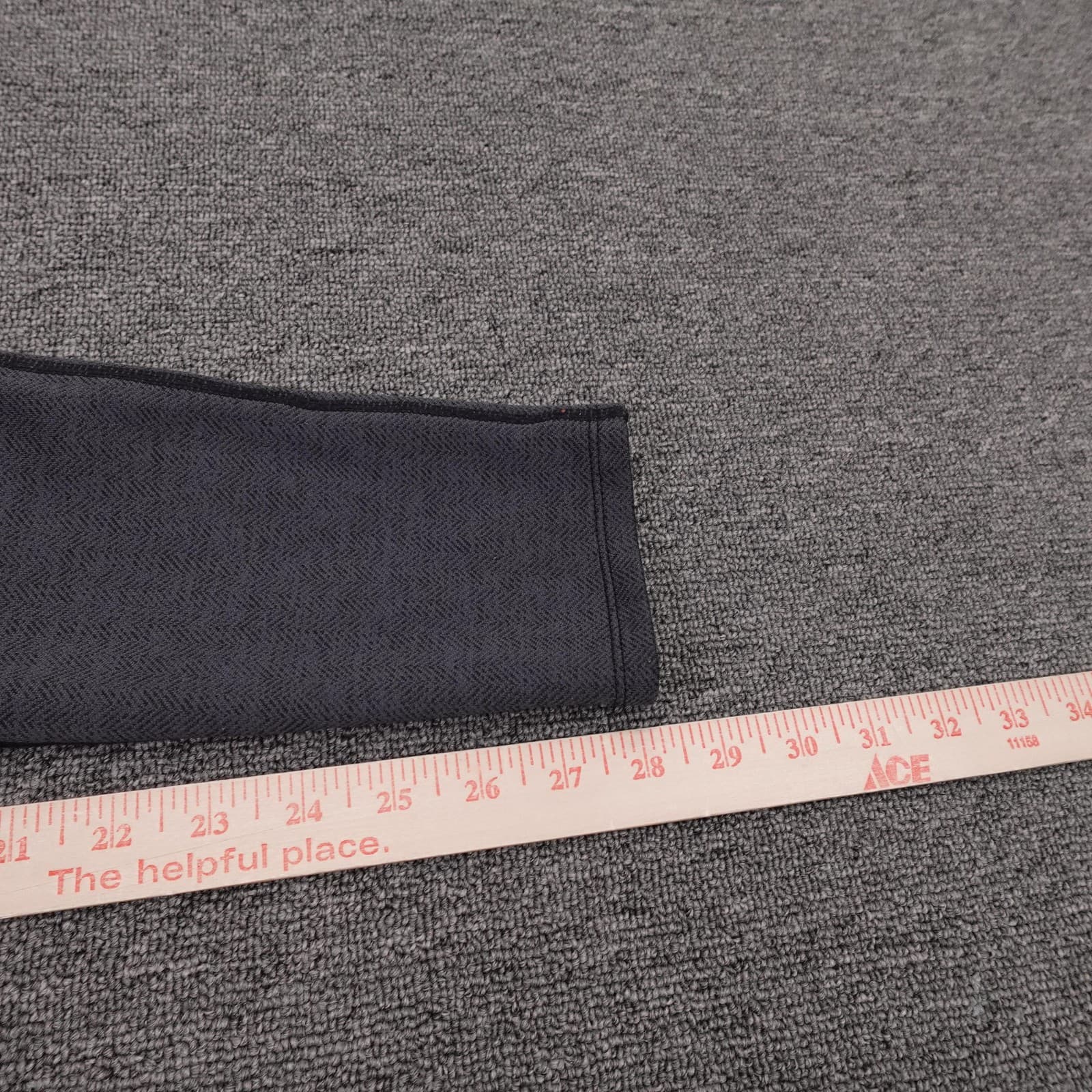 Title Nine Leggings Womens Medium Gray Herringbone Mid Rise Ankle Knit Yoga - Thumbnail 9