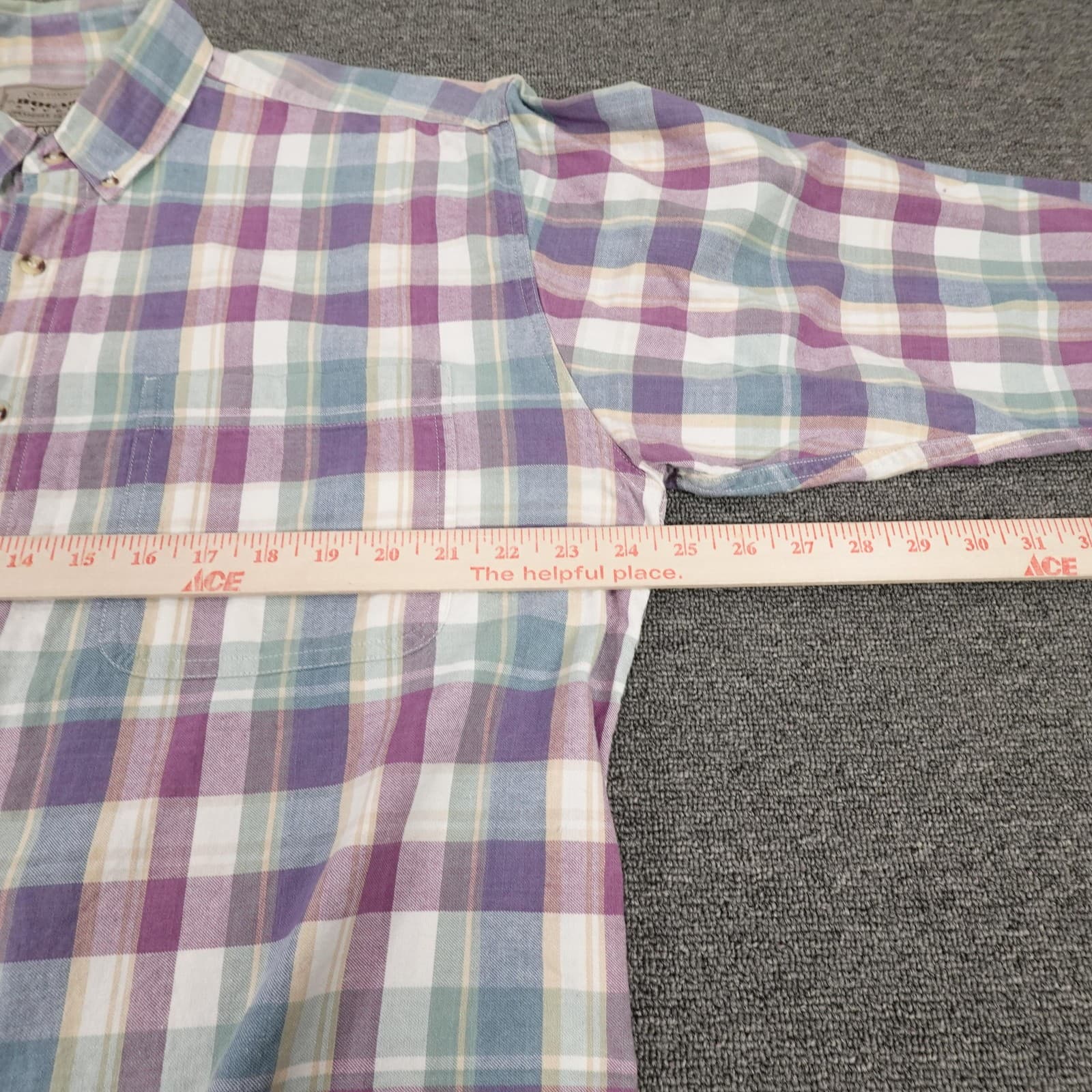 Bogari Studio Shirt Mens XL Multicolor Plaid Button Down Long Sleeve Casual - Thumbnail 5